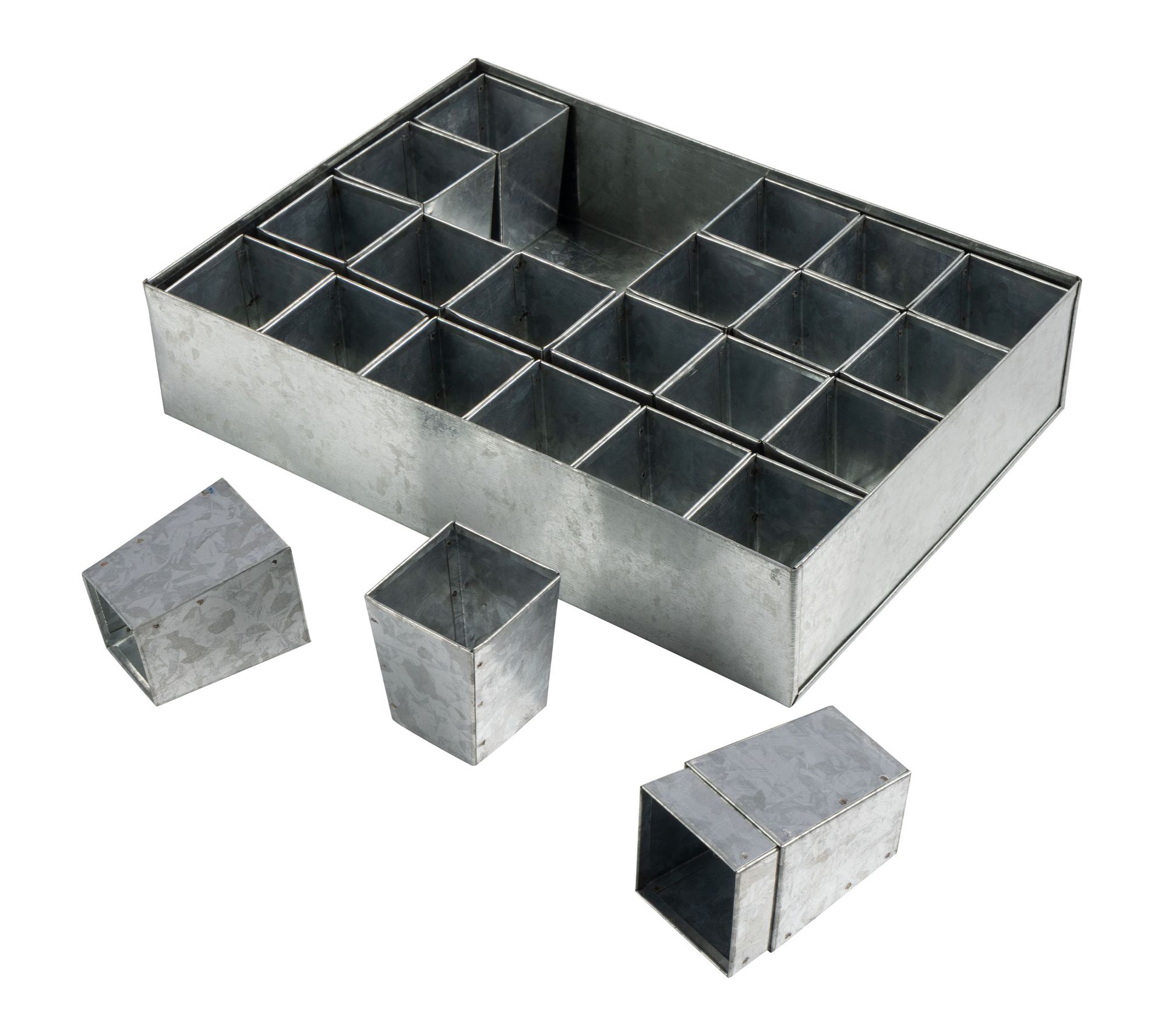 Kings County Steel Seed Starter Tray with 24 Plant Starter Pot