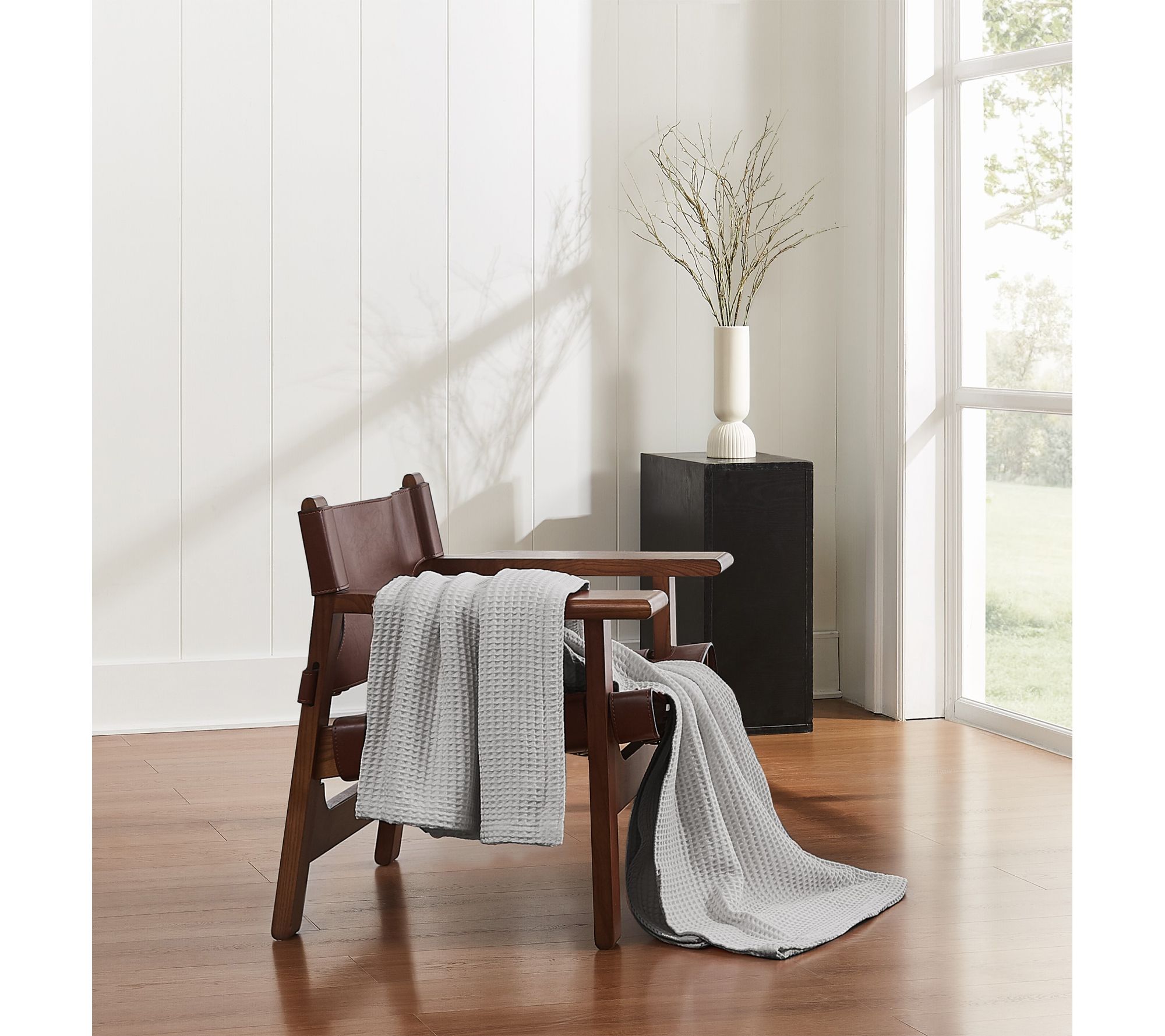 Cannon Heritage Cotton Waffle 50x60 Throw