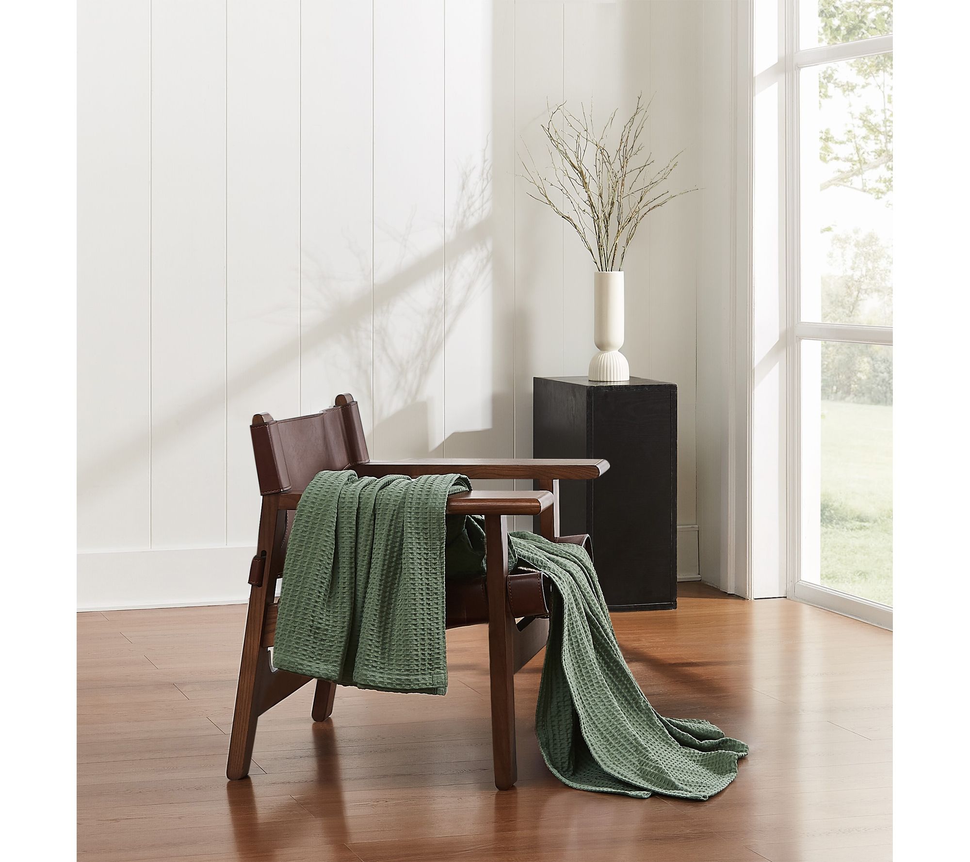 Cannon Heritage Cotton Waffle 50x60 Throw