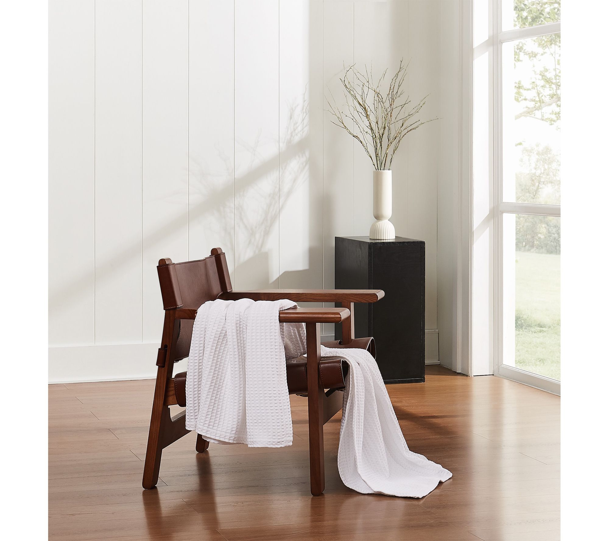 Cannon Heritage Cotton Waffle 50x60 Throw