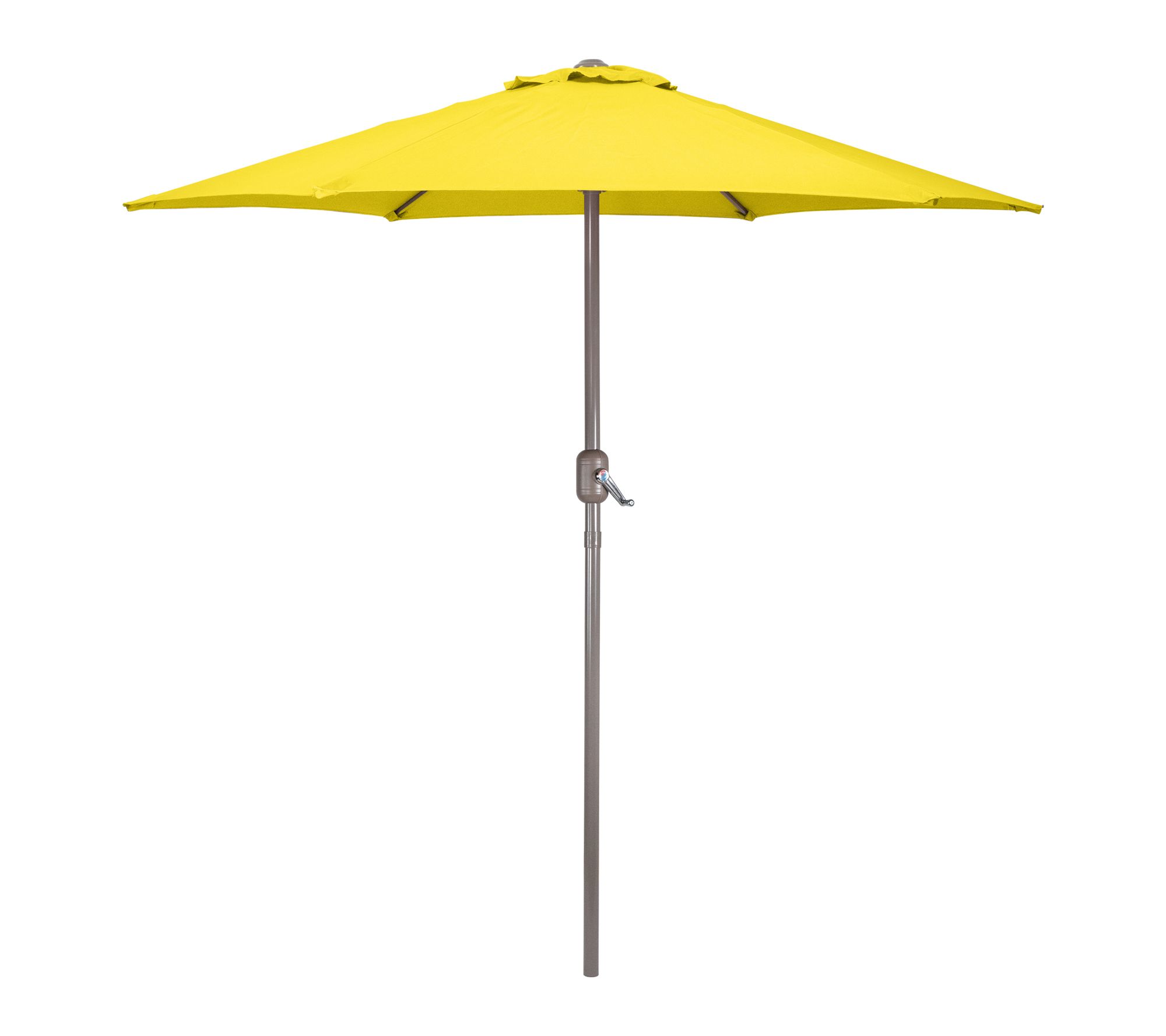 Northlight 7.5ft Patio Market Umbrella w/ HandCrank Yellow