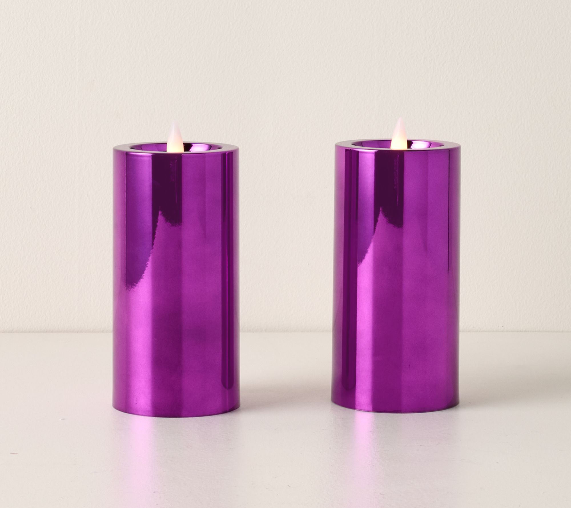 S/(2) 3x6 Candle Light High Shine Candles by Valerie