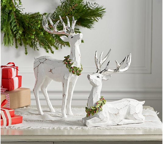NEW!~4" Standing Deer Red Buck~Christmas Reindeer~Tree/Wreath/Base/Vintage/Retro 