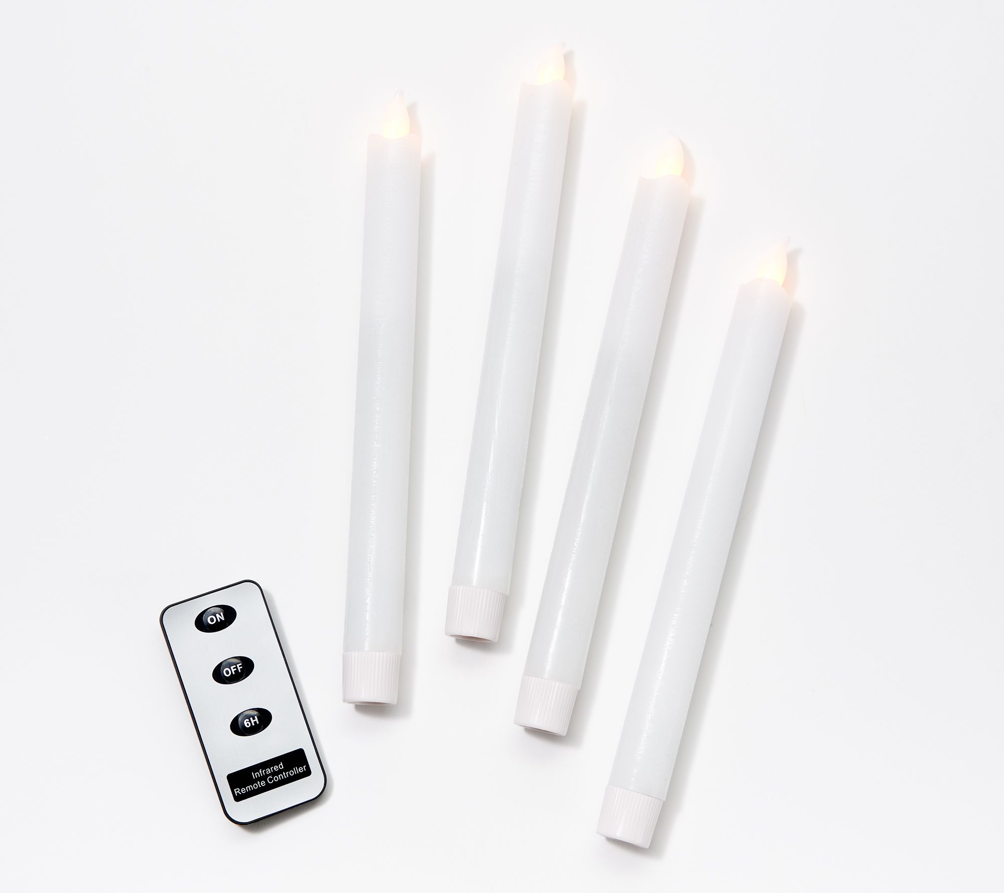 Mini Scented candles 100% Light White Taper Candles size 4.5 inch Set 50 tapers 
