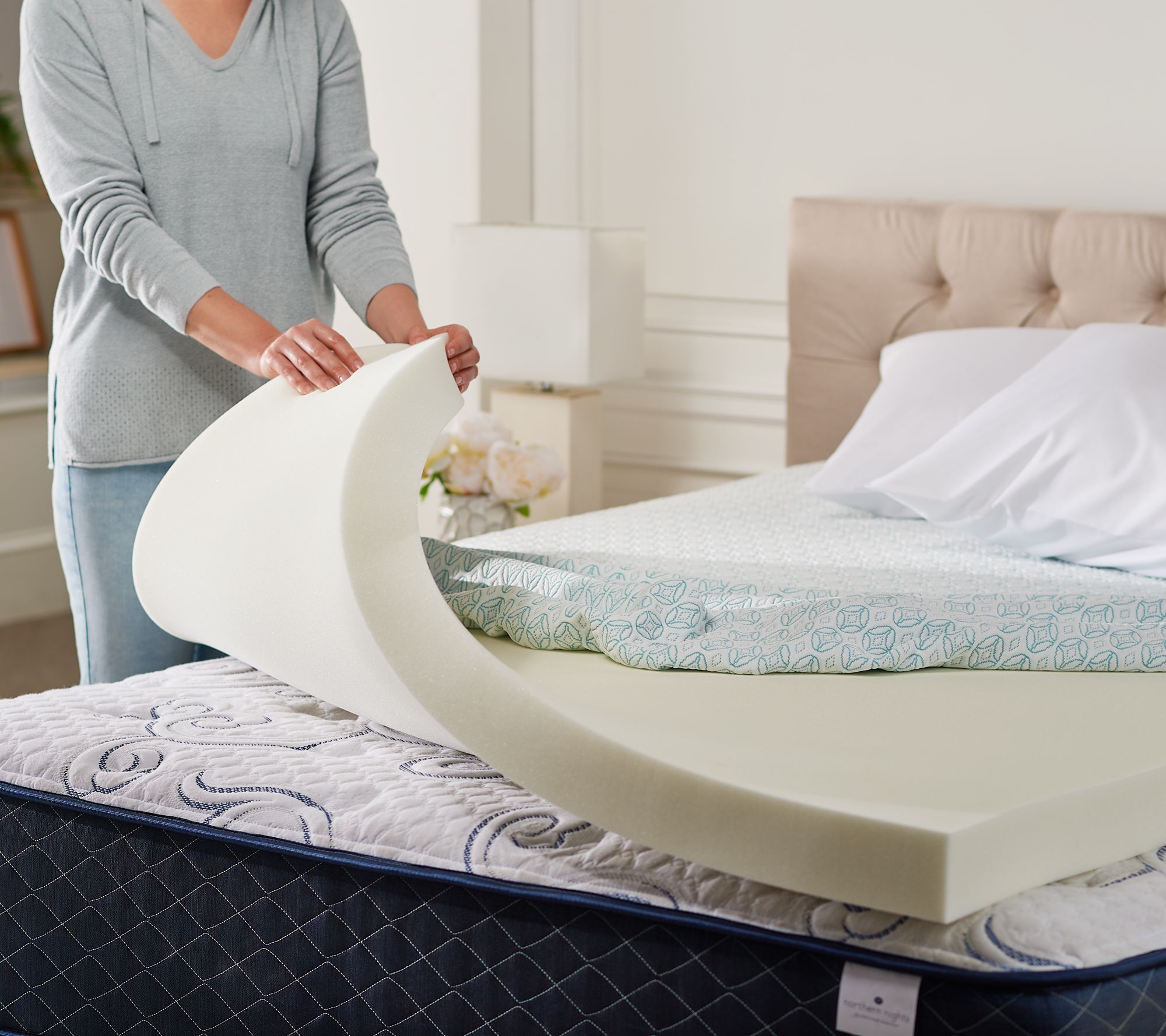 Tempur-Pedic 3 Mattress Topper with Cooling Cover Queen 
