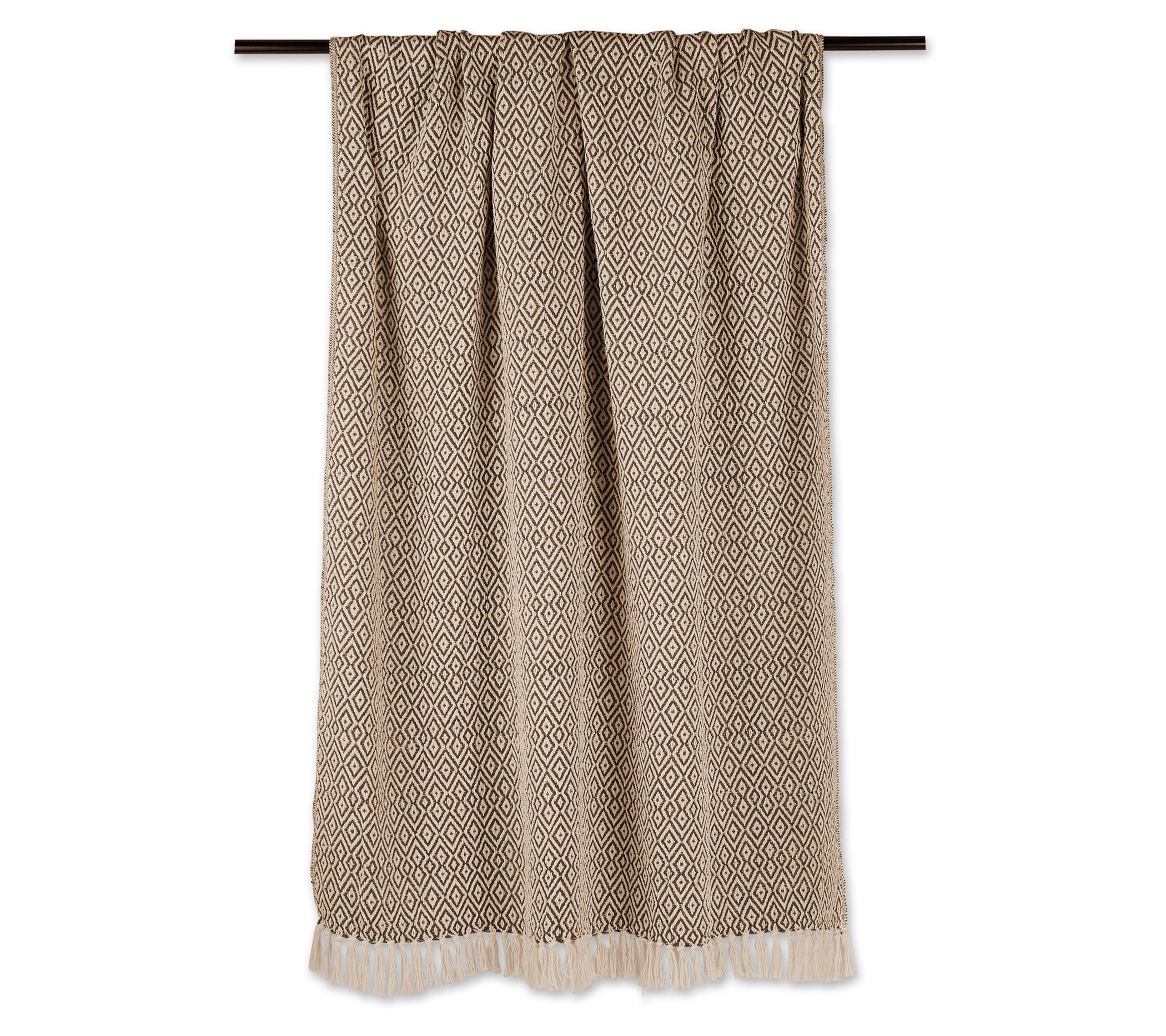 Design Imports Double-Diamond Throw