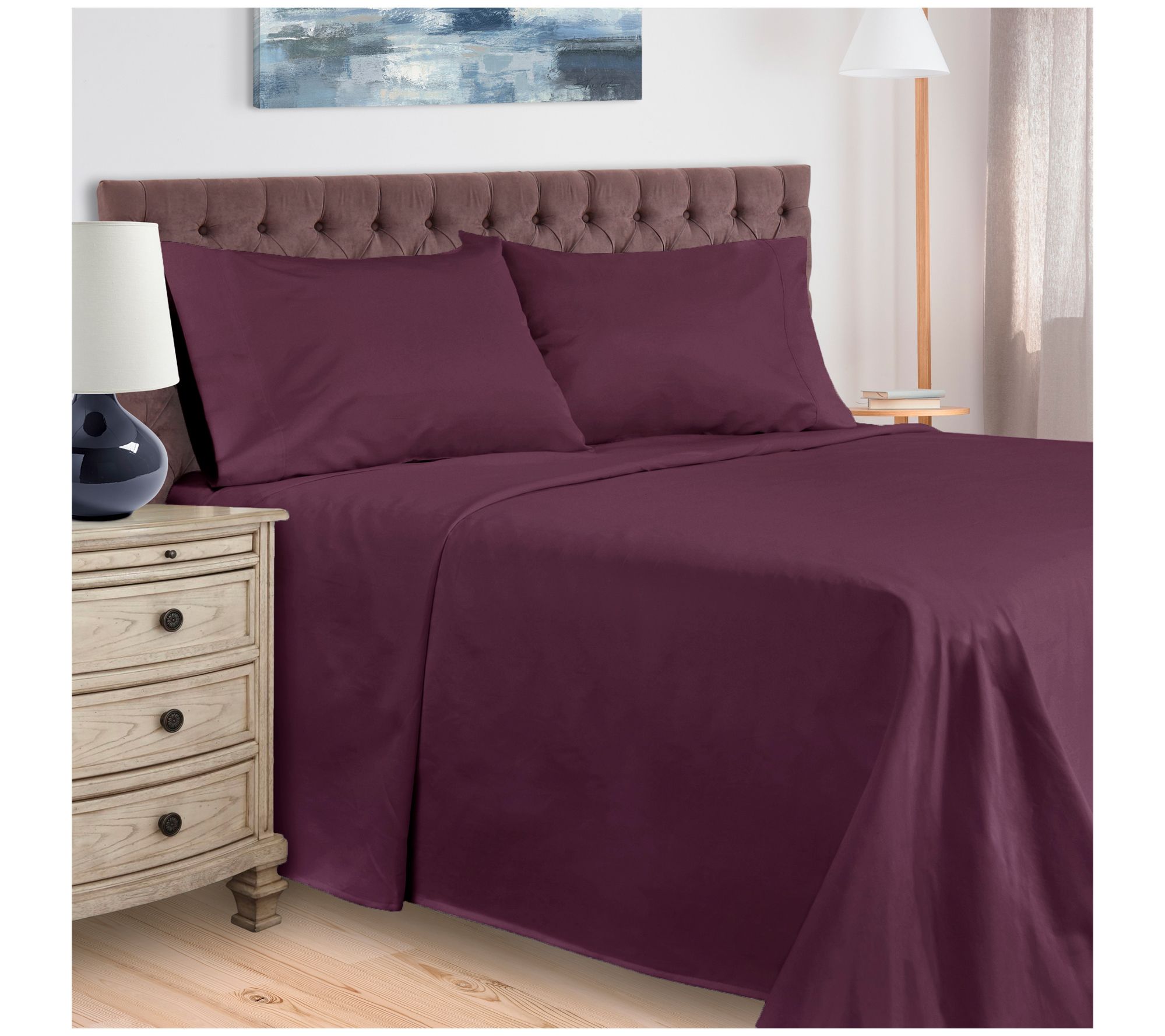 Superior 400TC Egyptian Cotton Deep Pocket Shee t Set, King