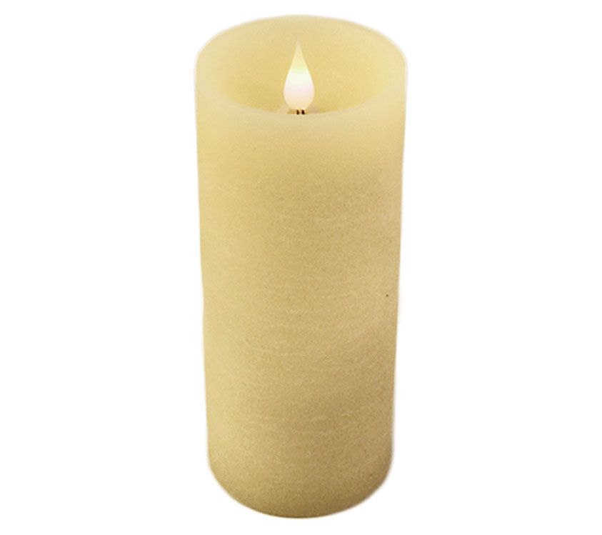 Pacific Accents Solare Flat Top 3" x 7" Flameless Candle