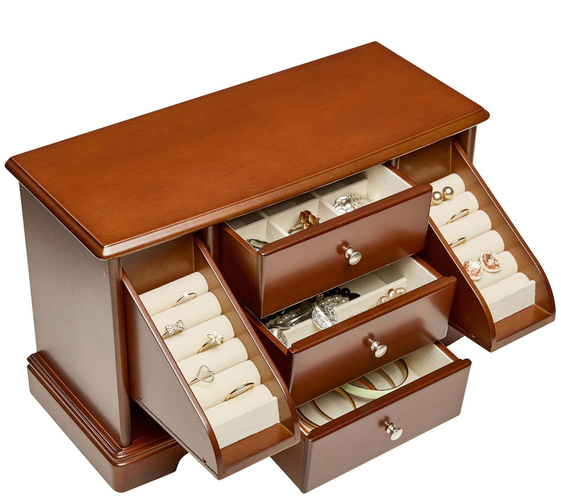 Mele & Co. Bancroft Wooden Jewelry Box