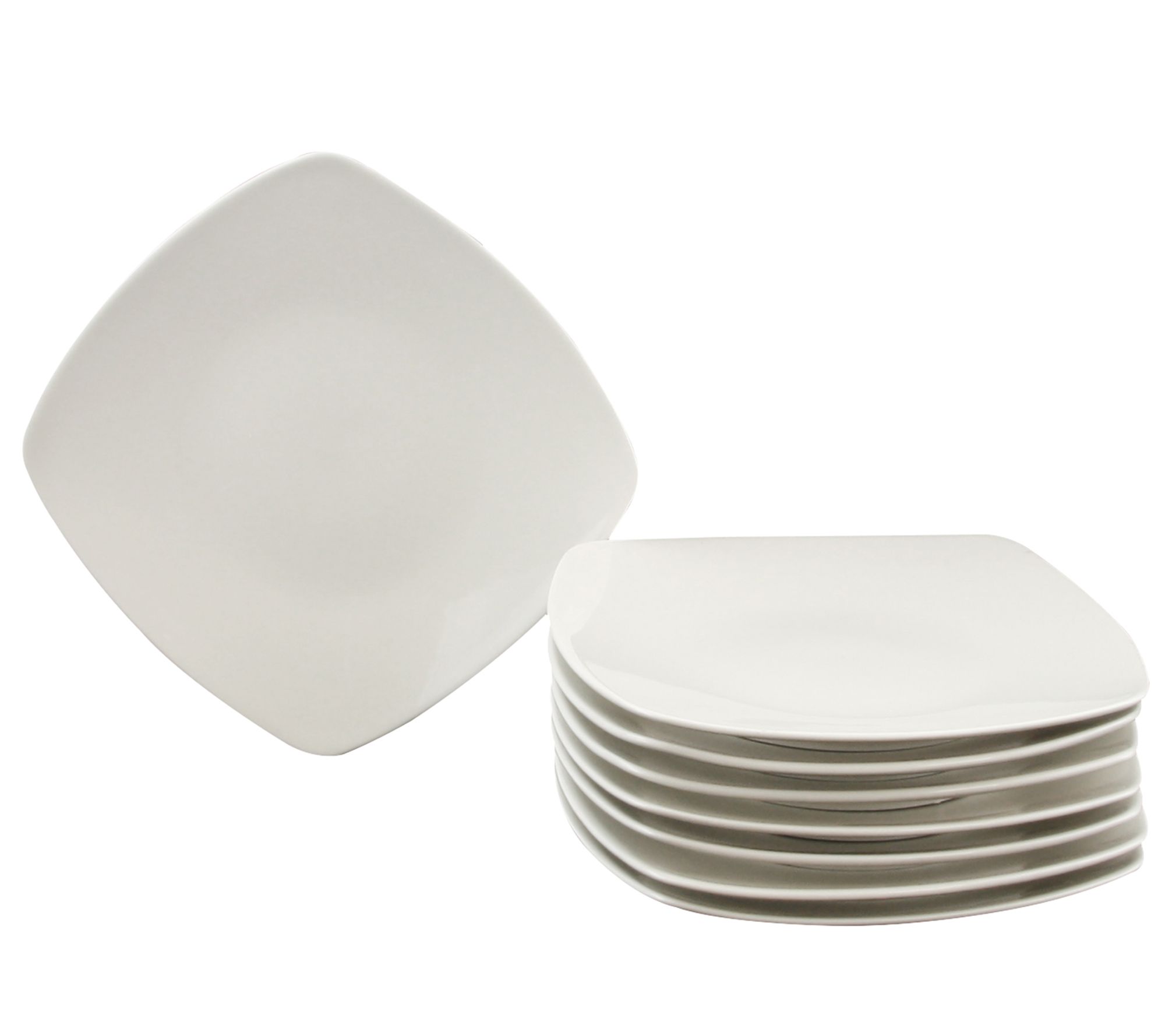 Gibson Zen Buffetware 8-Piece Salad Plate