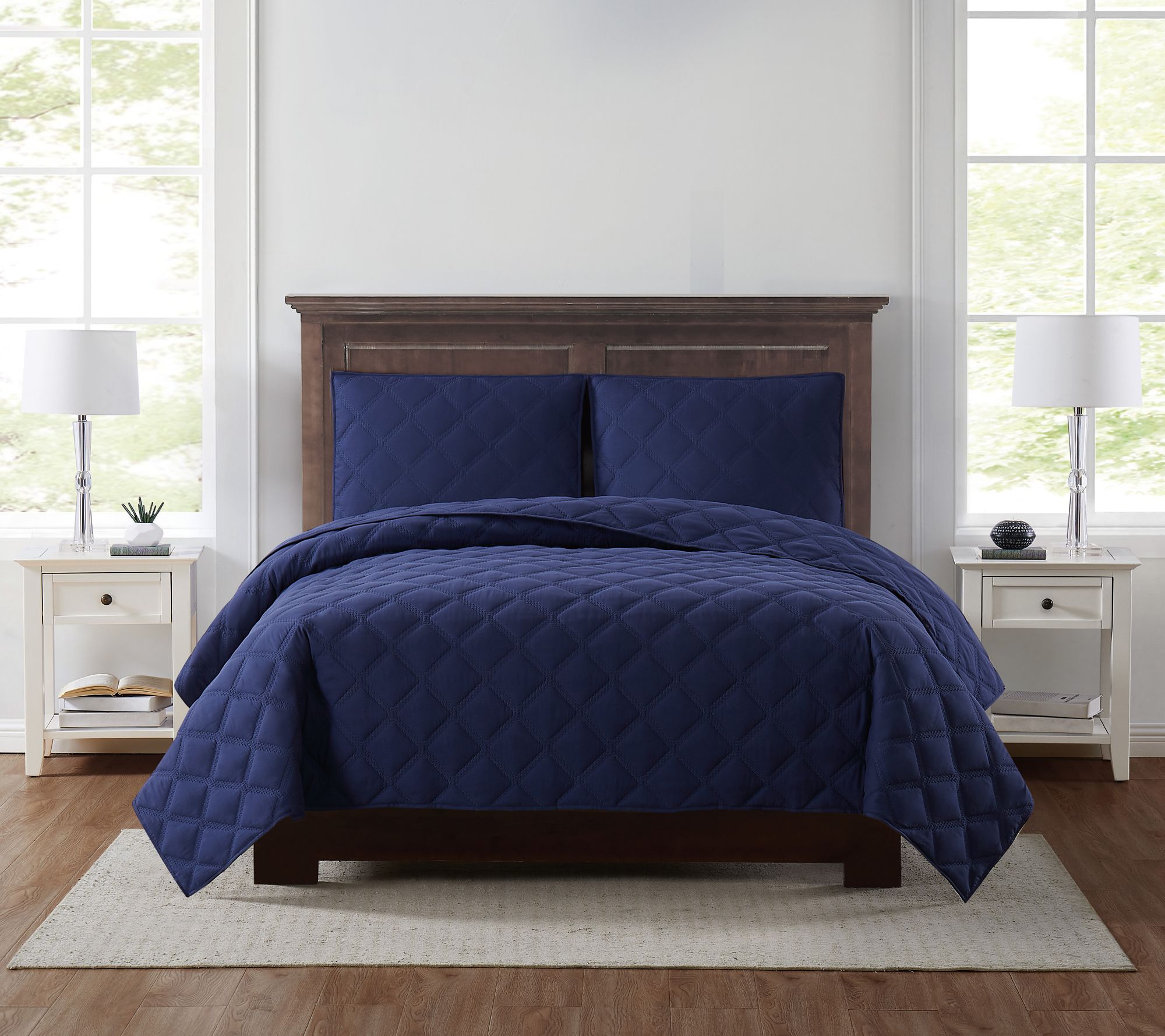 Truly Soft Everyday 3D Puff Twin XL Quilt Set