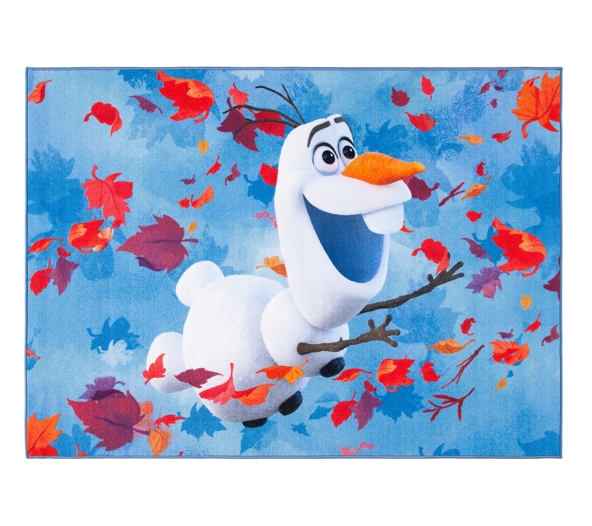 Frozen 2 Olaf 5' x 7' Rug - QVC.com