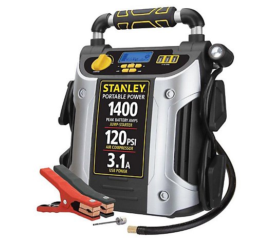 Stanley Power Station 700/1400 Jump Starter/Compressor