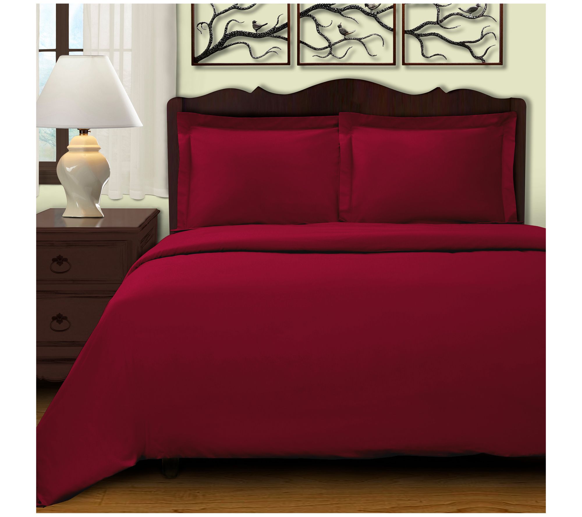 Superior 400-Thread Count Duvet Cover, King/Cal.King