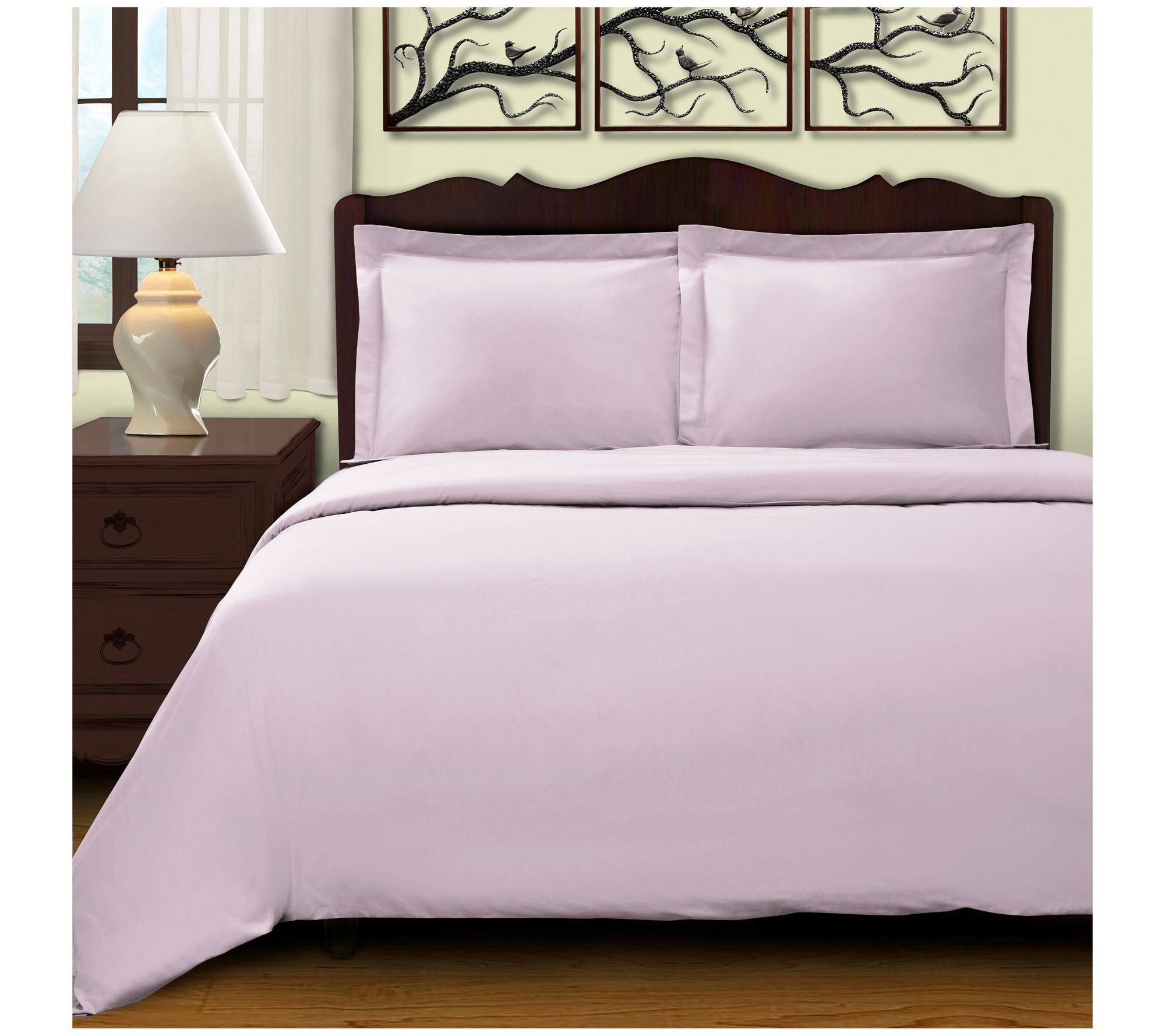 Superior 400-Thread Count Duvet Cover, King/Cal.King
