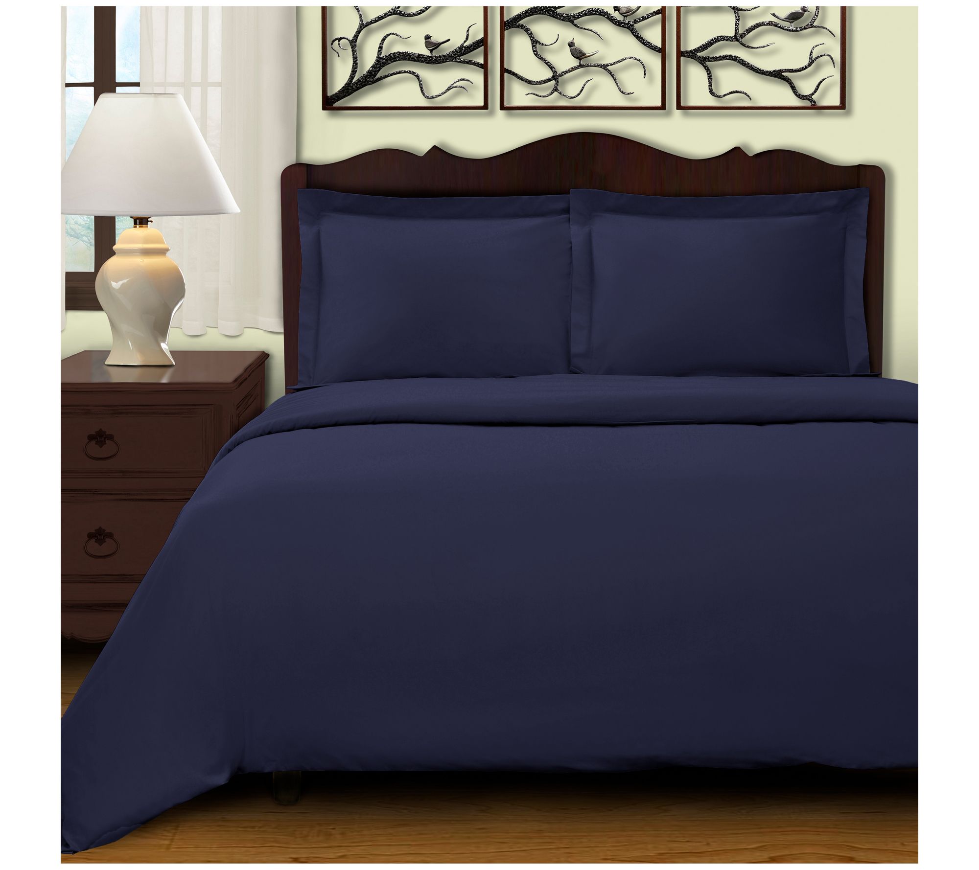 Superior 400-Thread Count Duvet Cover, King/Cal.King
