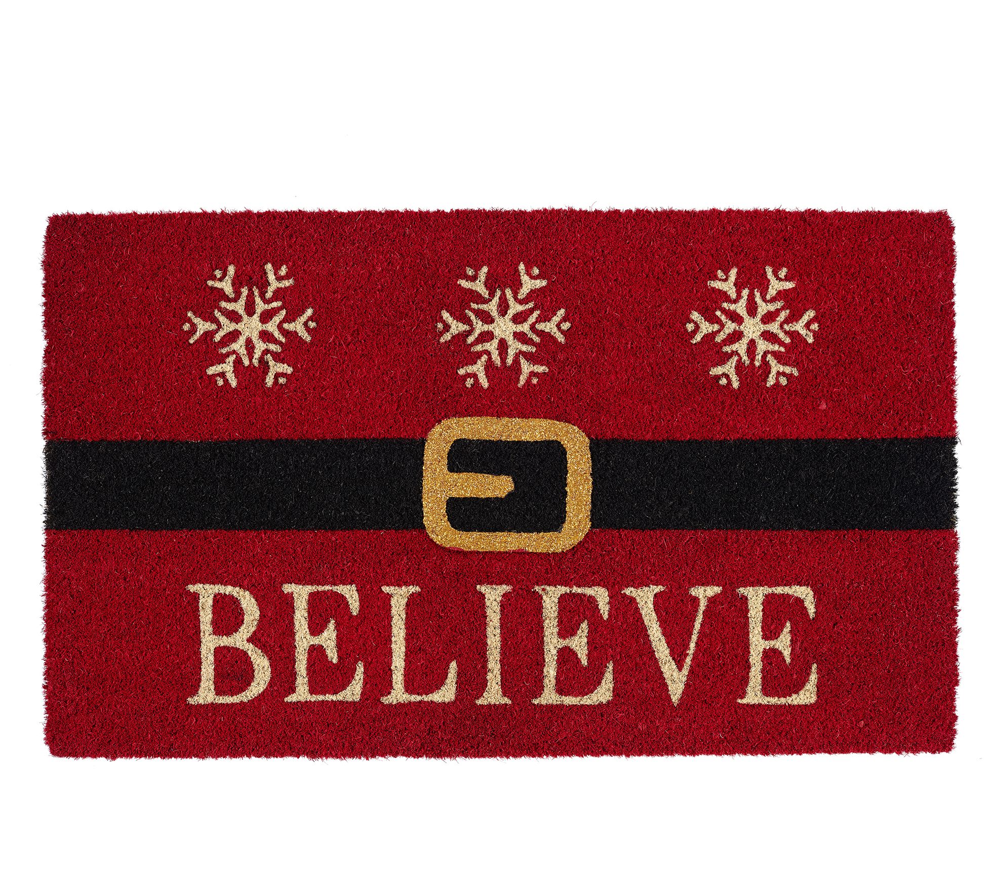 Design Imports Believe Santa Doormat