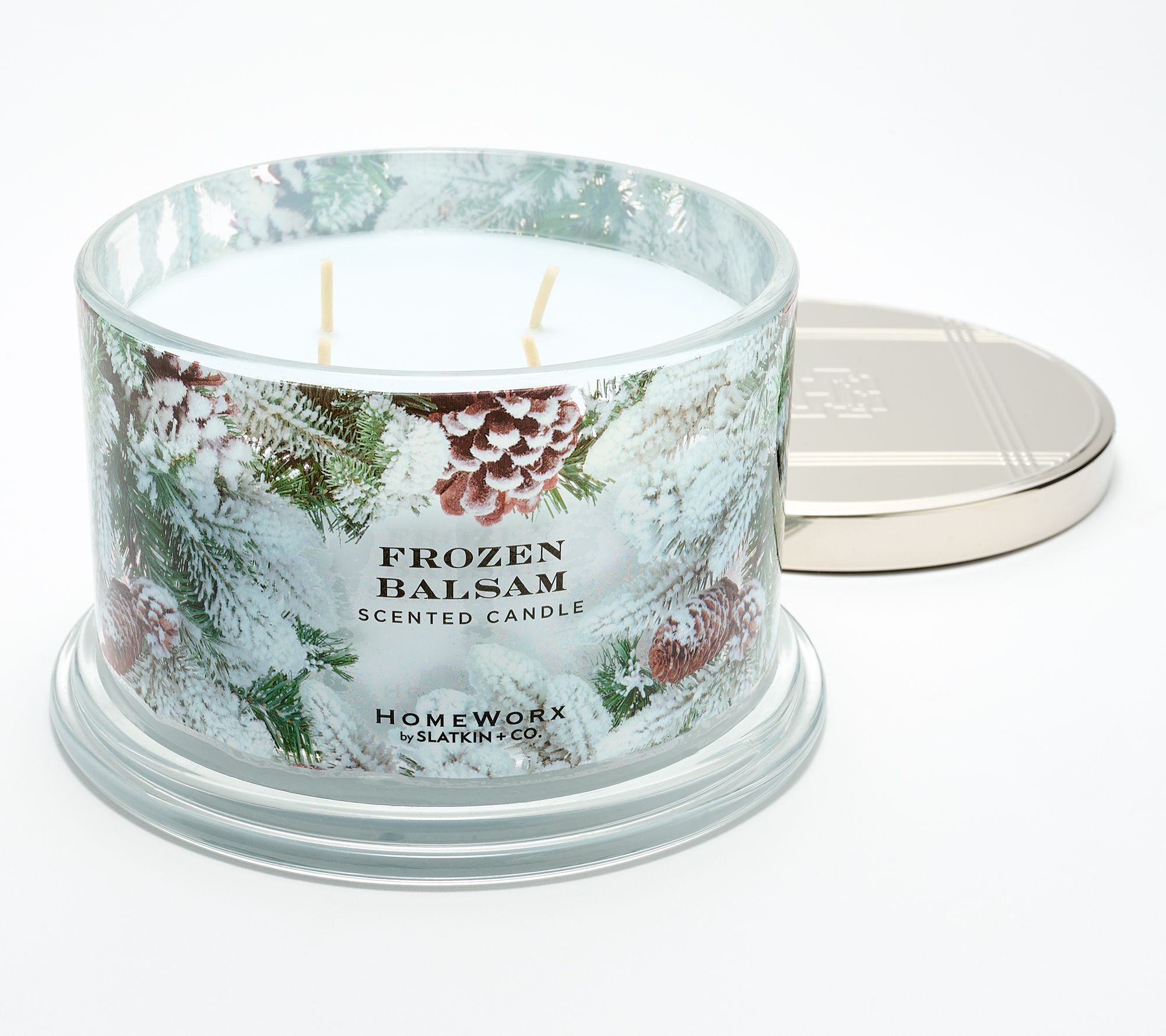 HomeWorx by Slatkin & Co. Frozen Balsam 18oz Candle Candle