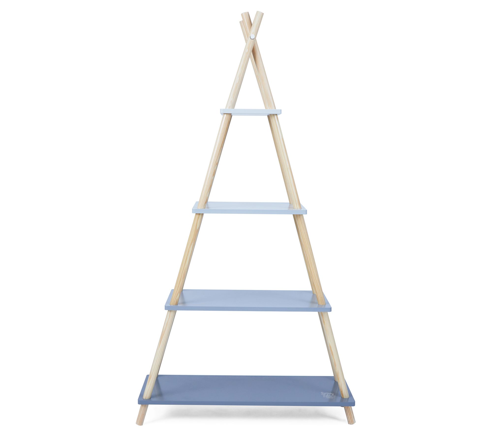 Teamson Kids Simplicity Pyramid Shelf Bookcase