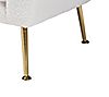 Fantasia Boucle Upholstered and Goldtone Metal Armchair, 5 of 7