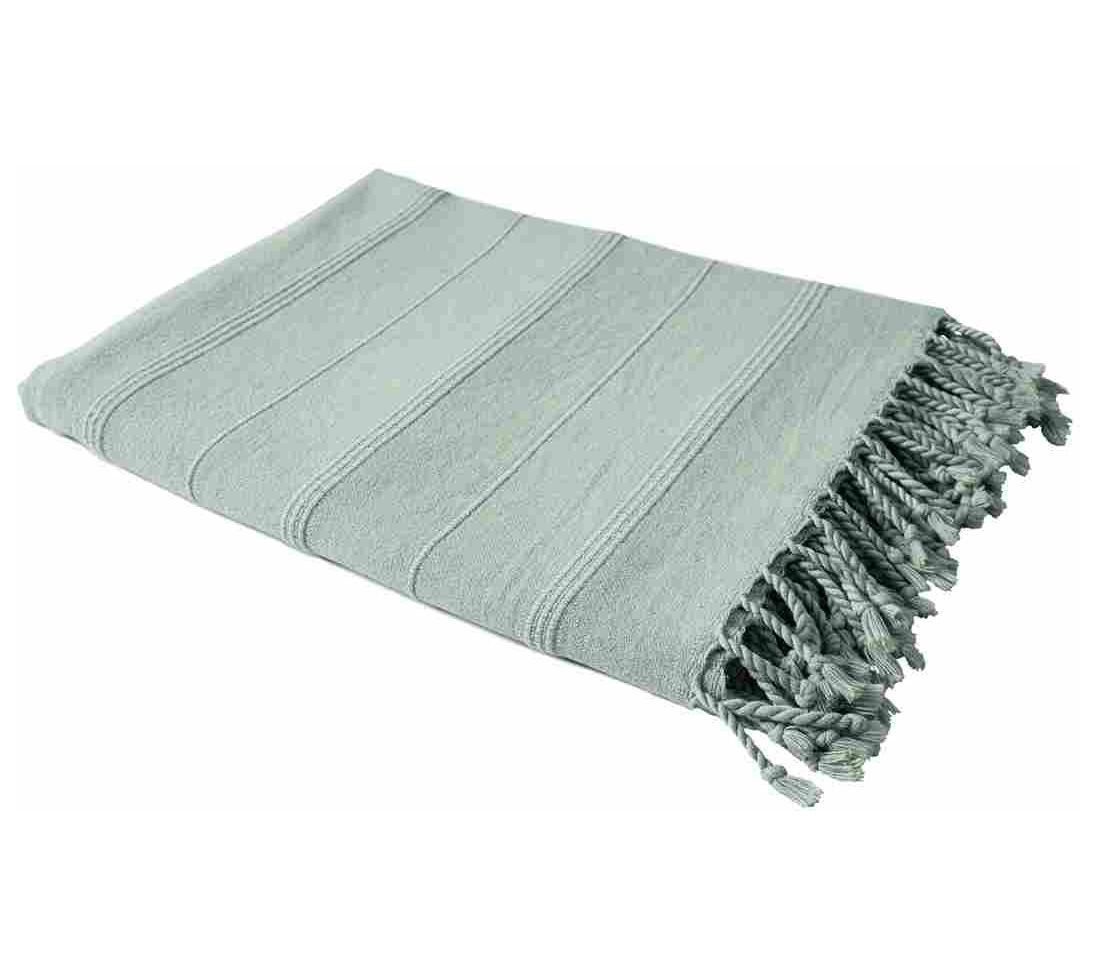 Ox Bay Organic Turkish Cotton Throw Blanket