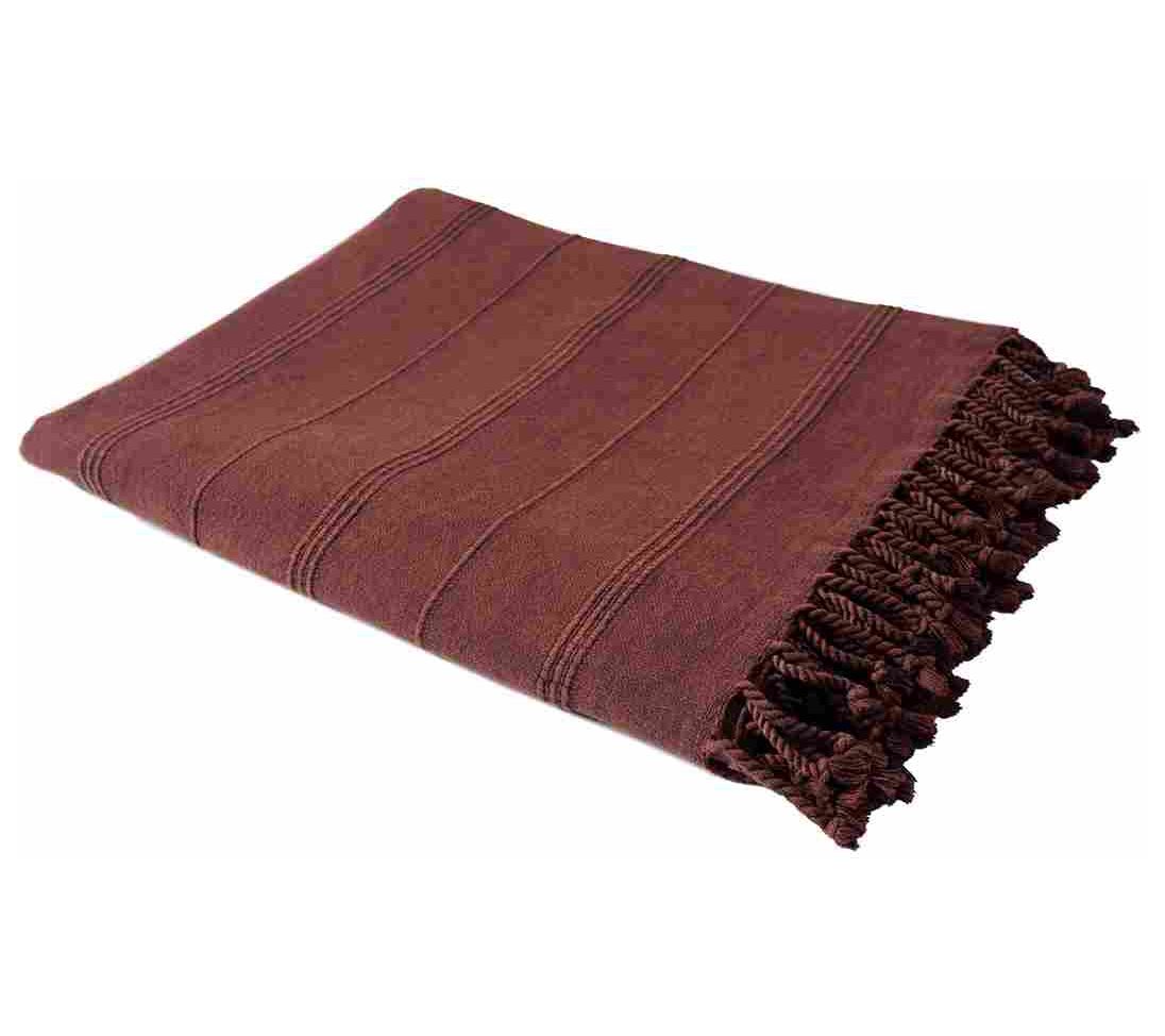 Ox Bay Organic Turkish Cotton Throw Blanket