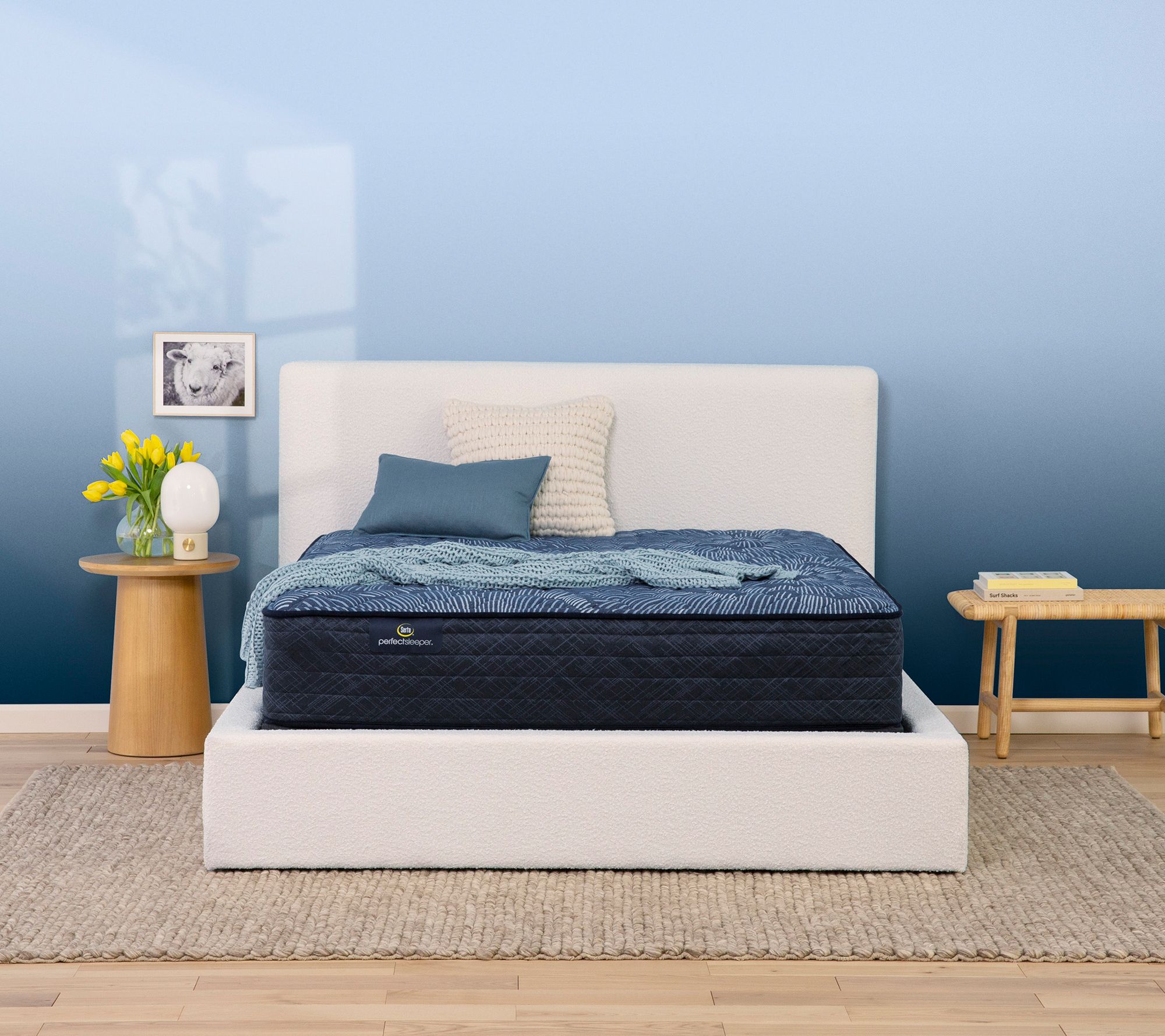 Serta Perfect Sleeper Cobalt Calm 12" Extra Firm Mattress-Twin