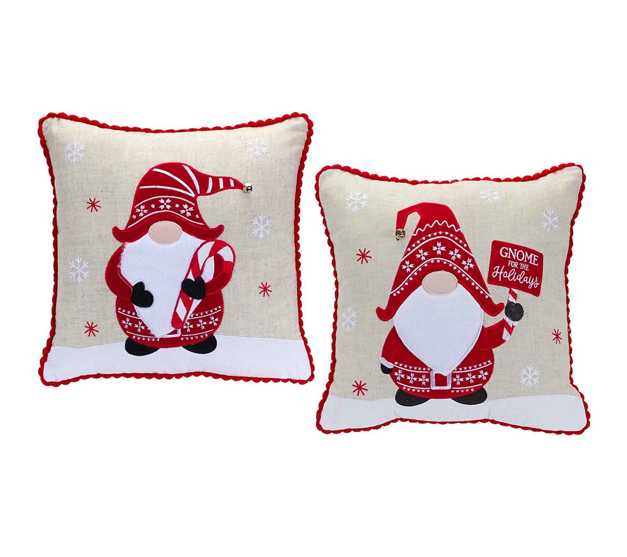 Melrose Gnome Holiday Pillow (Set of 2)