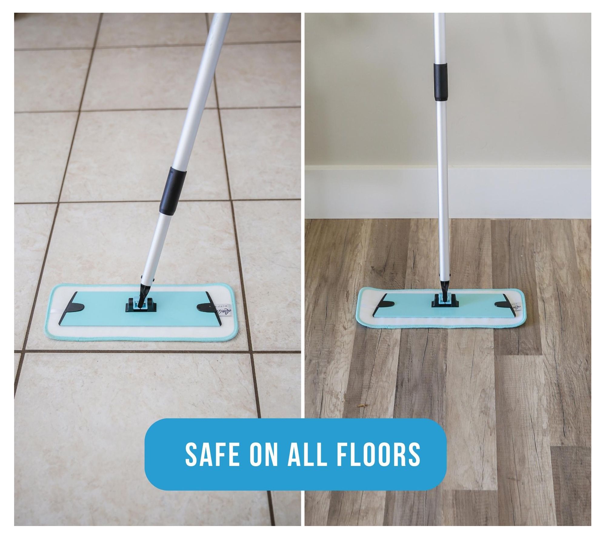 Don Aslett's 12 Microfiber Mop with 2 Microfiber Pads