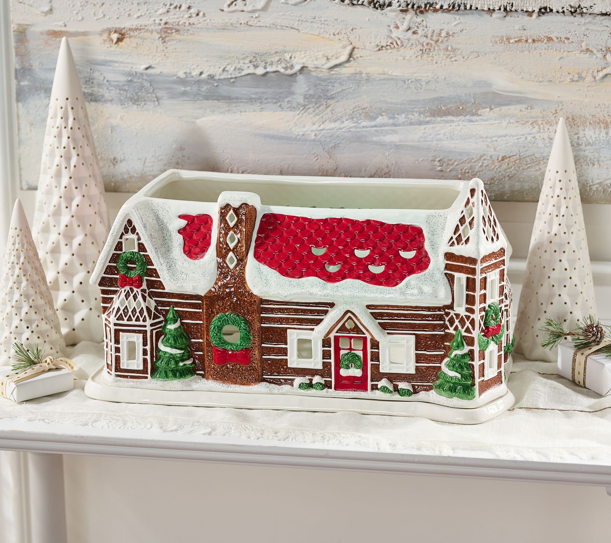 コーギーハウスクロックワークス8インチ HomeWorx by Slatkin & Co