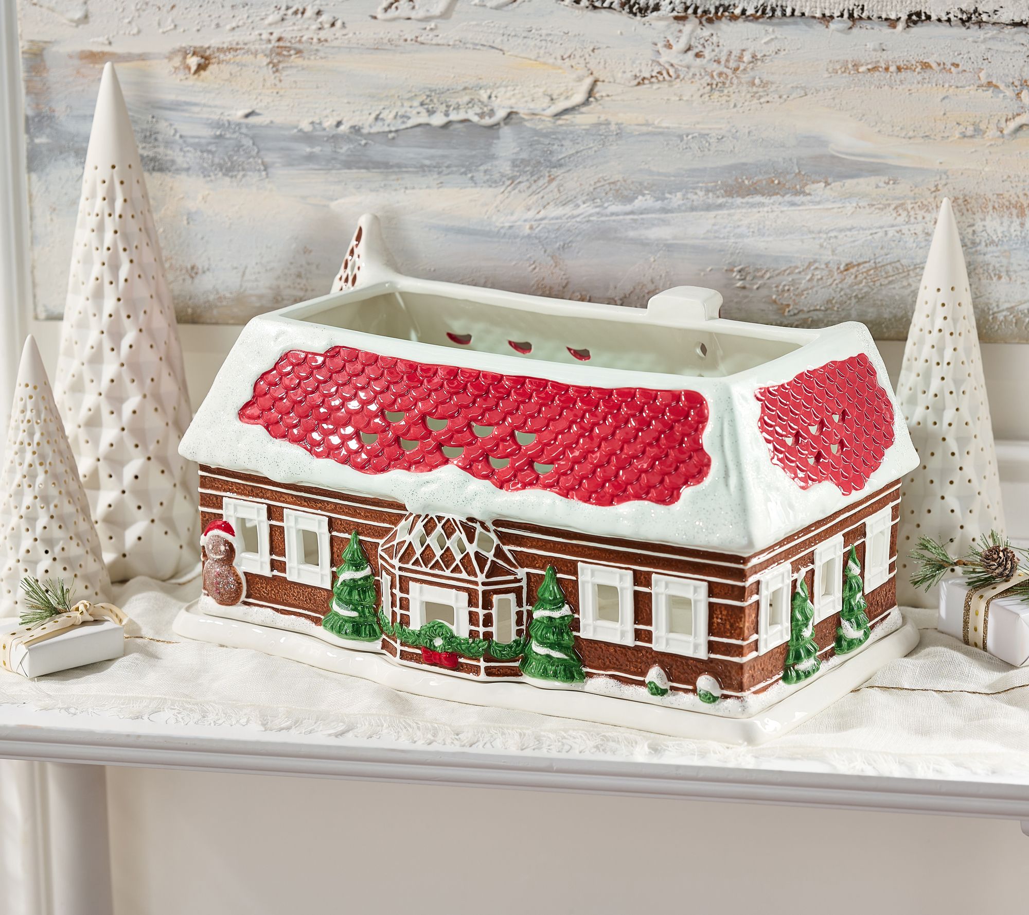 "As Is" HomeWorx by Slatkin & Co. Gingerbread Village