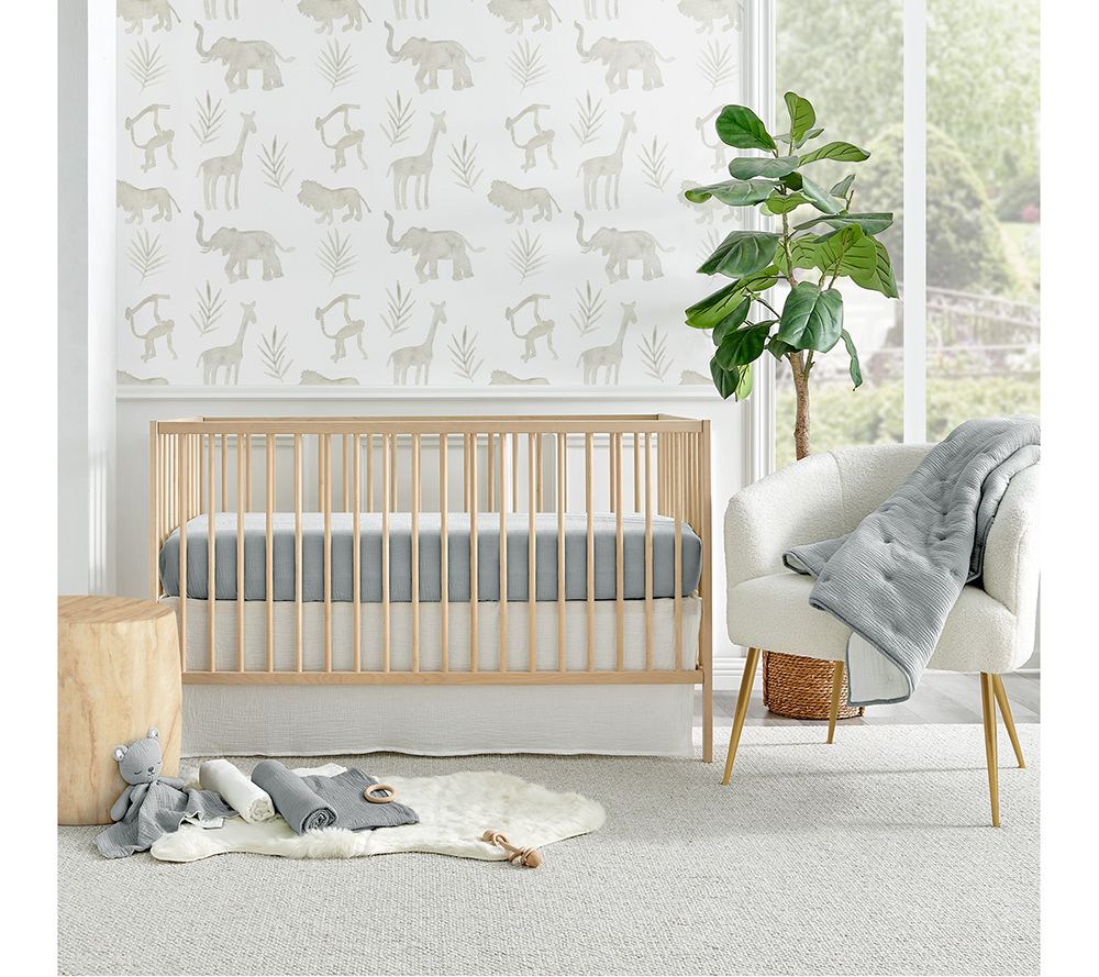 Levtex Baby Cloud Muslin 5-Piece Nursery Crib Bedding Set
