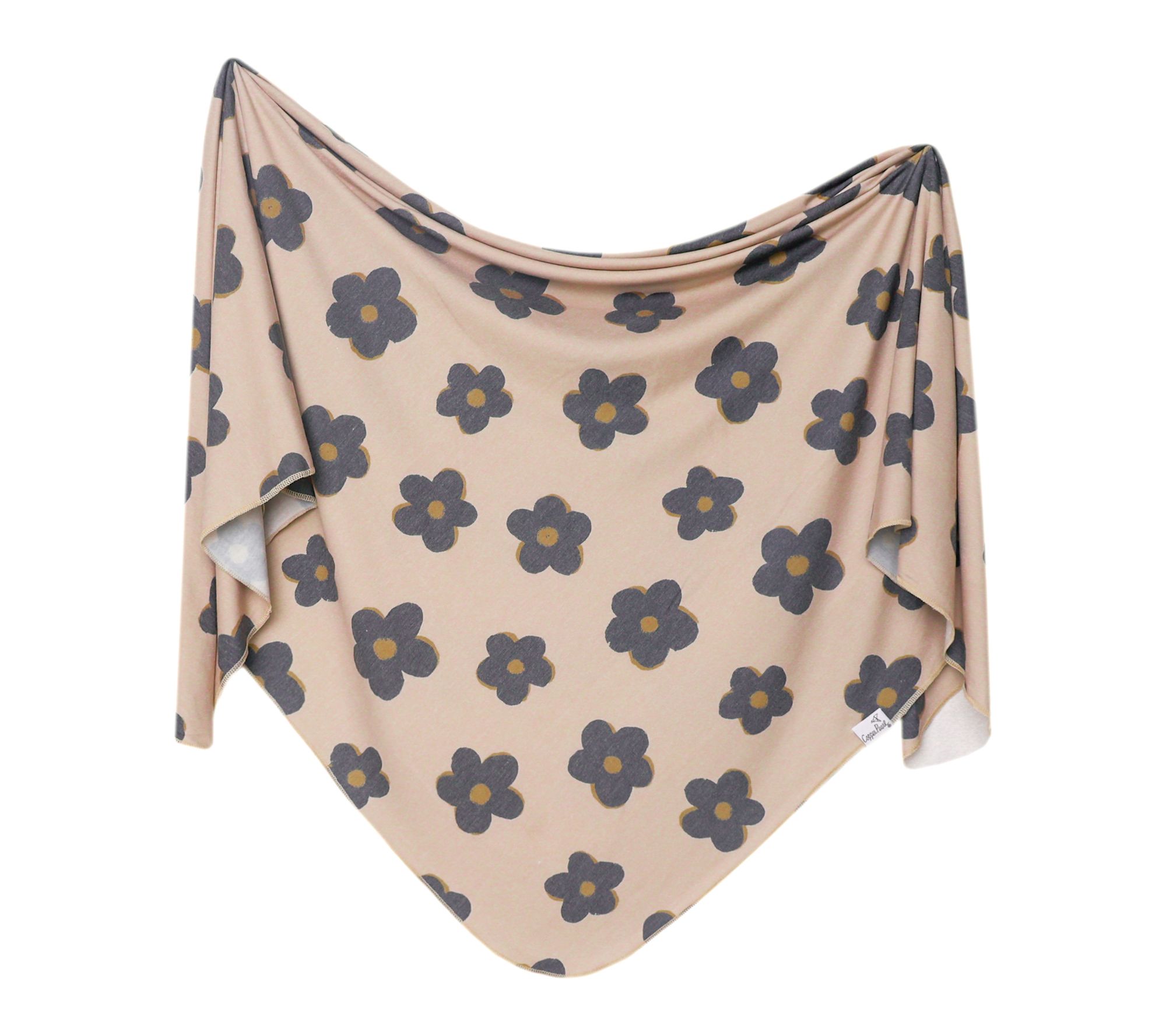 Copper Pearl Knit Swaddle Blanket