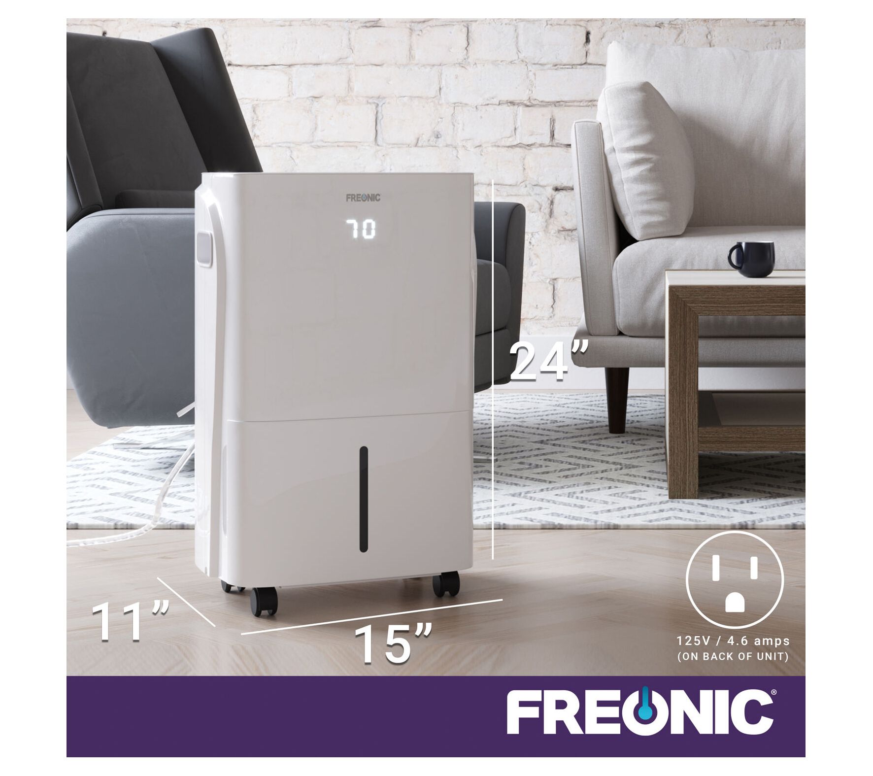 Freonic Energy Star 50Pint Dehumidifier