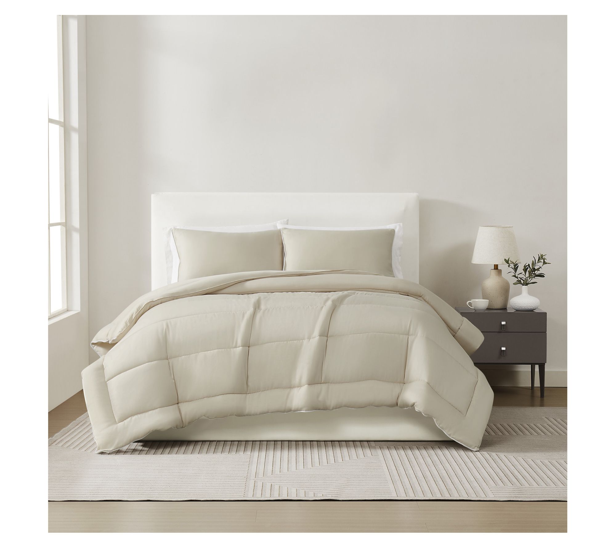 Christian Siriano NY Cotton Sateen King 3pc Comforter Set