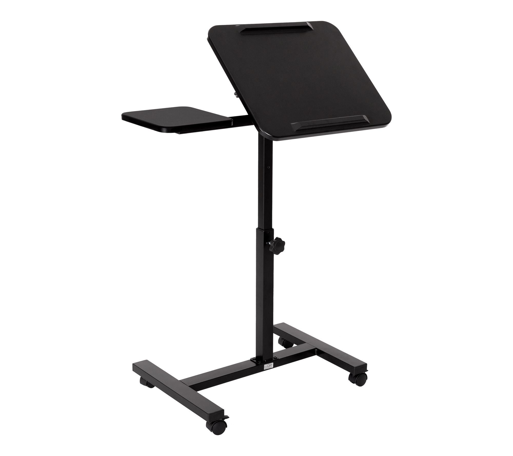 Seville Height Adjustable Tilting Sit-Stand Com puter Desk Cart