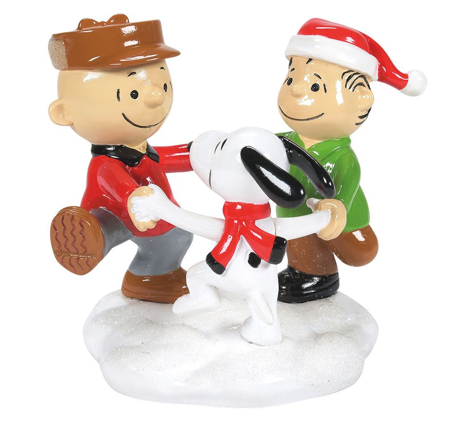 Department 56 Peanuts Village Trio Of Besties Figurine