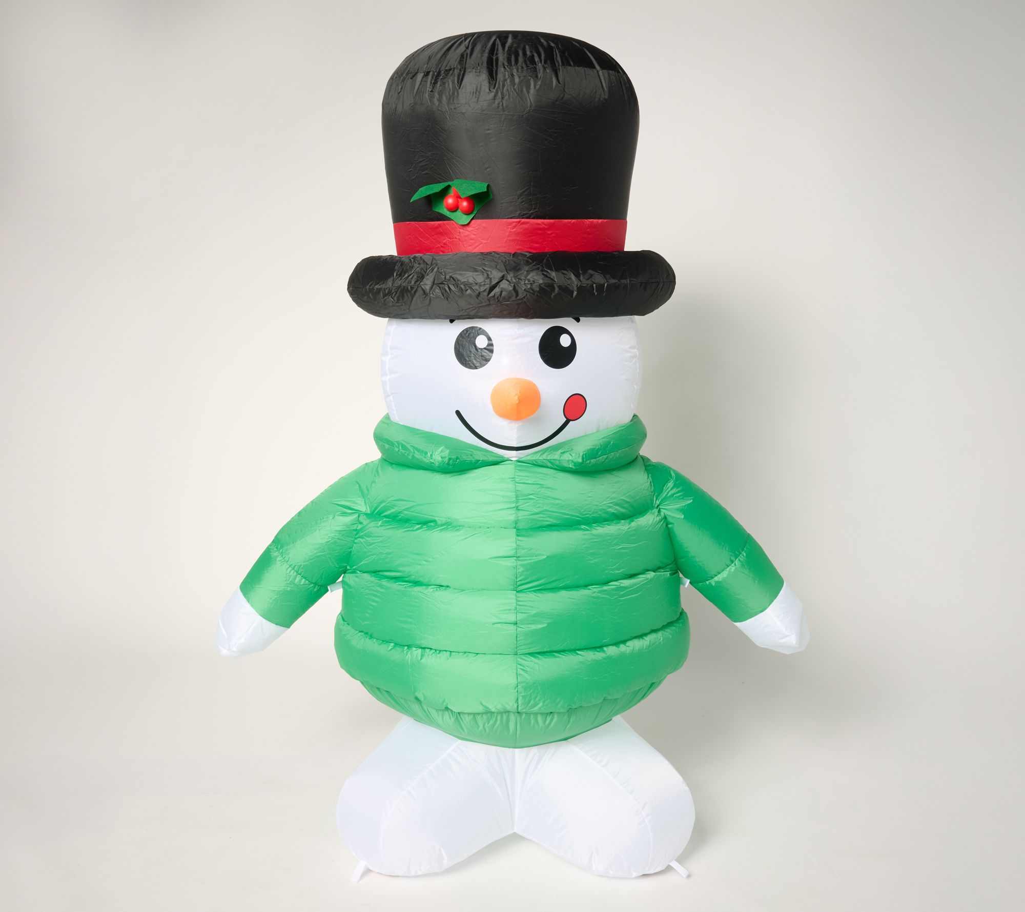 Kringle Express 6FT Inflatable Snowman in Puffer Coat