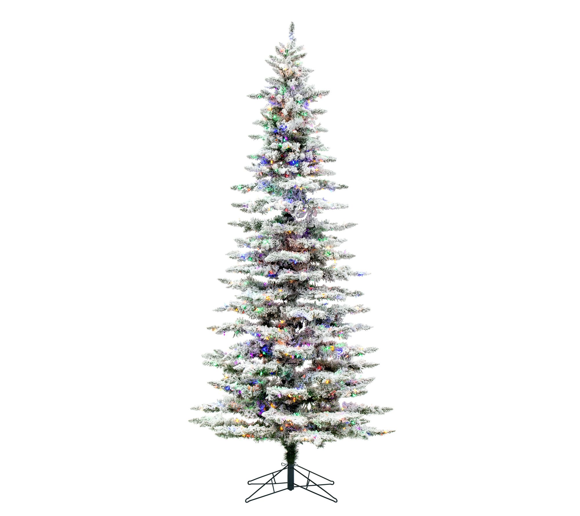 Vickerman Artificial 9' Flocked Utica Fir Pre-Lit Tree