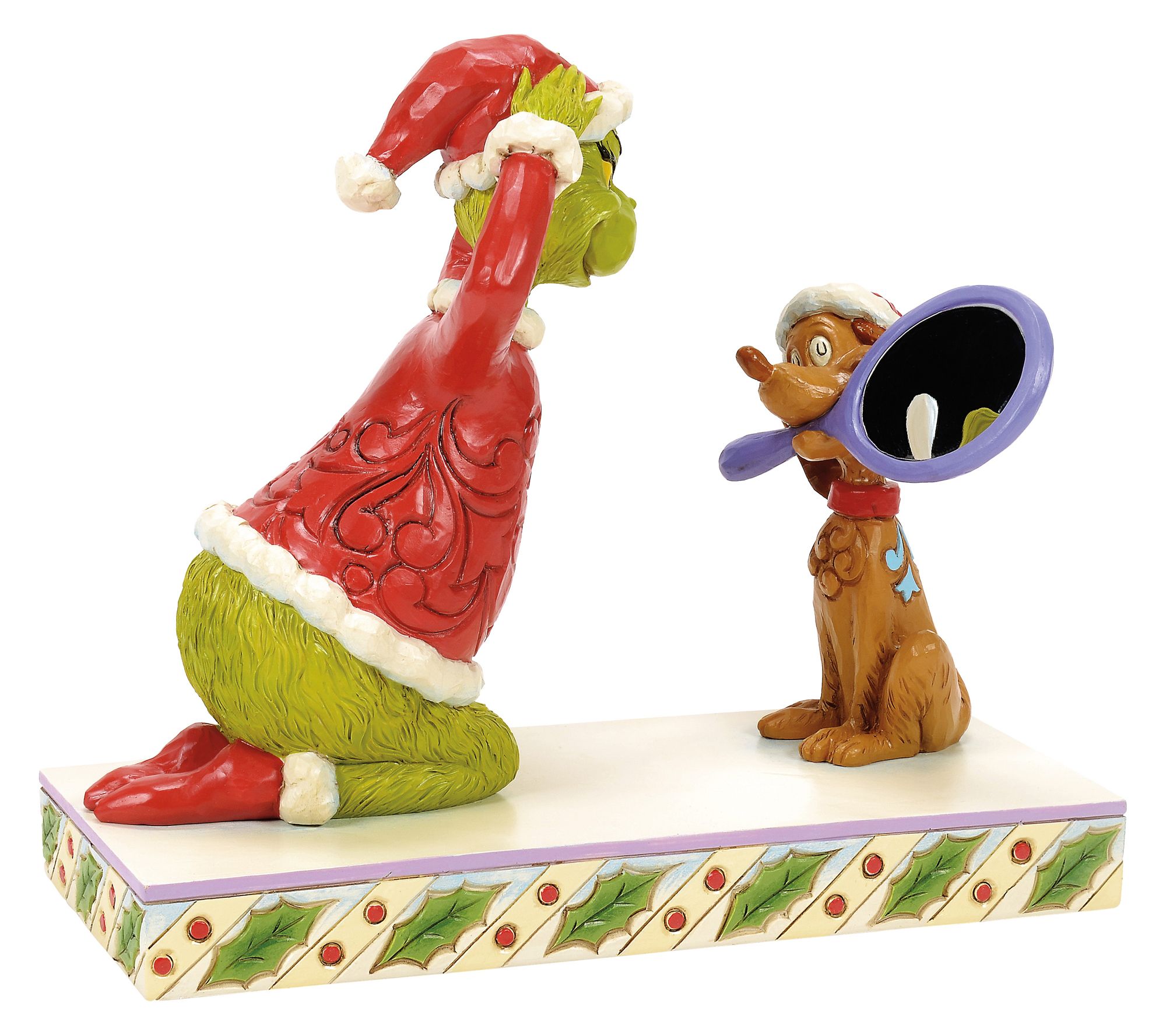 Jim Shore Grinch Max Holding Mirror for GrinchFigurine 5.7" H