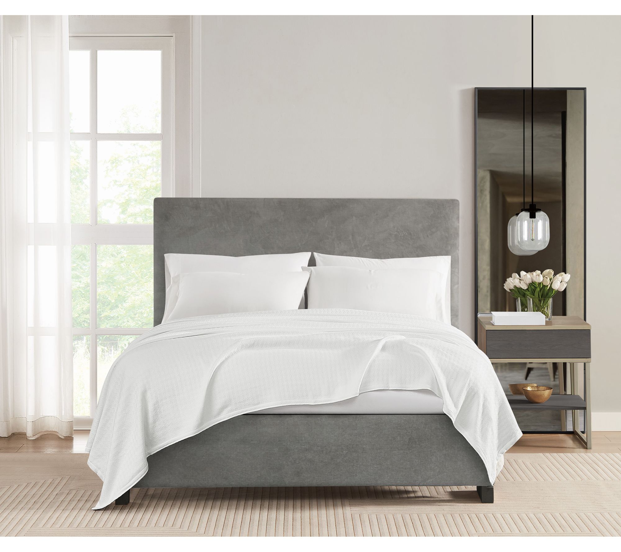 Vince Camuto Classic Cotton Twin/Twin XL Blanket