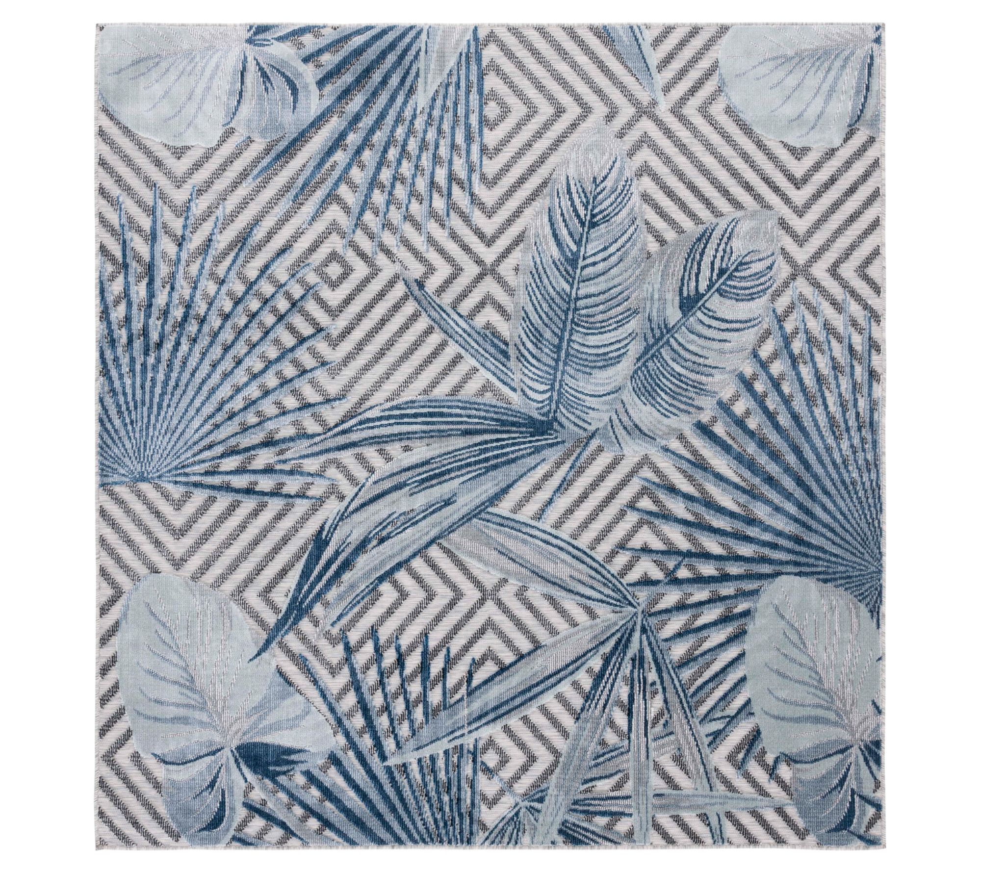 Safavieh Tropical Geometry 6'-5" x 6'-5" SquareOutdoor Rug