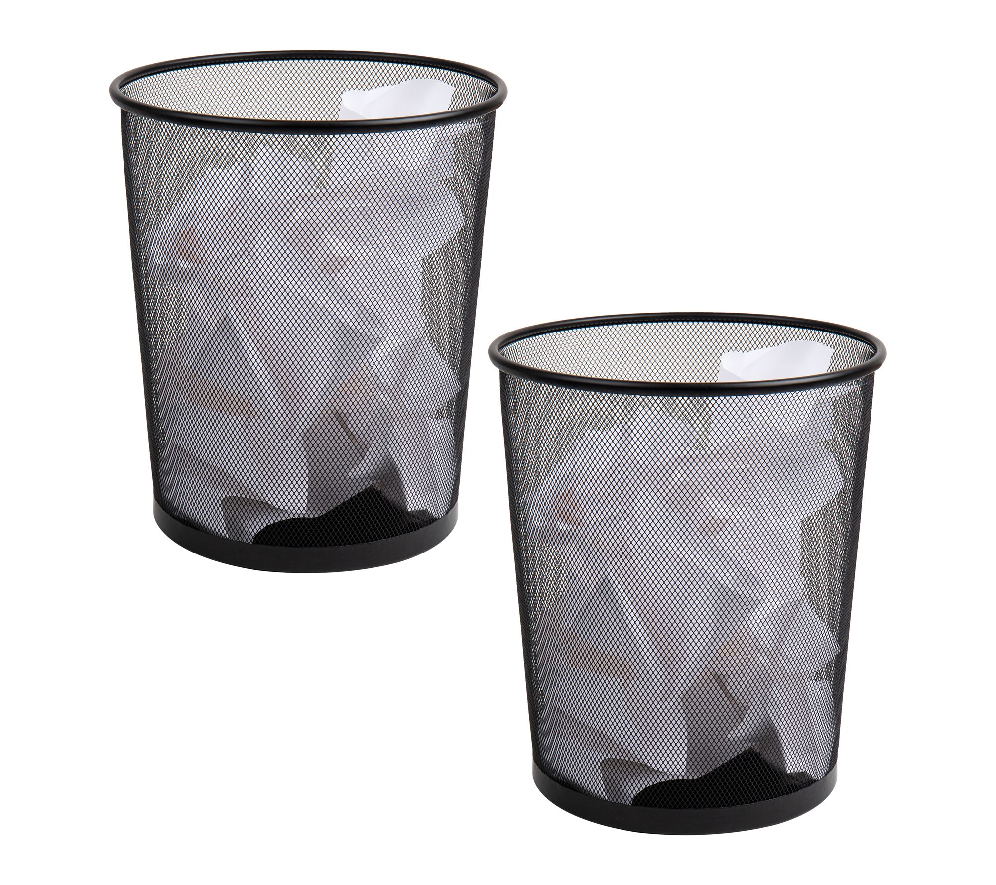  Mind Reader Mesh Trash Can, 16.65L (4.4 gal), Set of 2