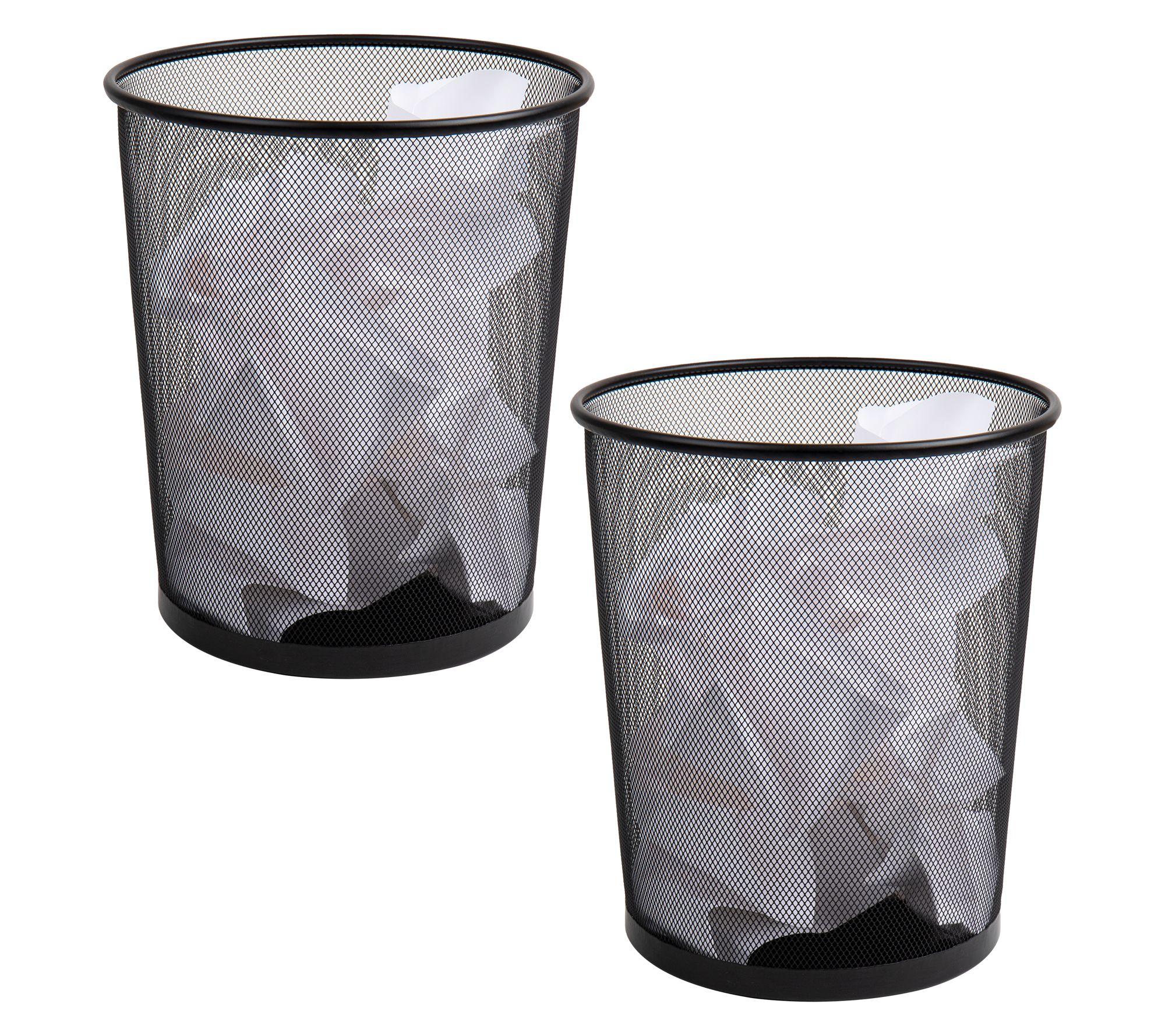 Mind Reader Mesh Trash Can, 16.65L (4.4 gal), Set of 2