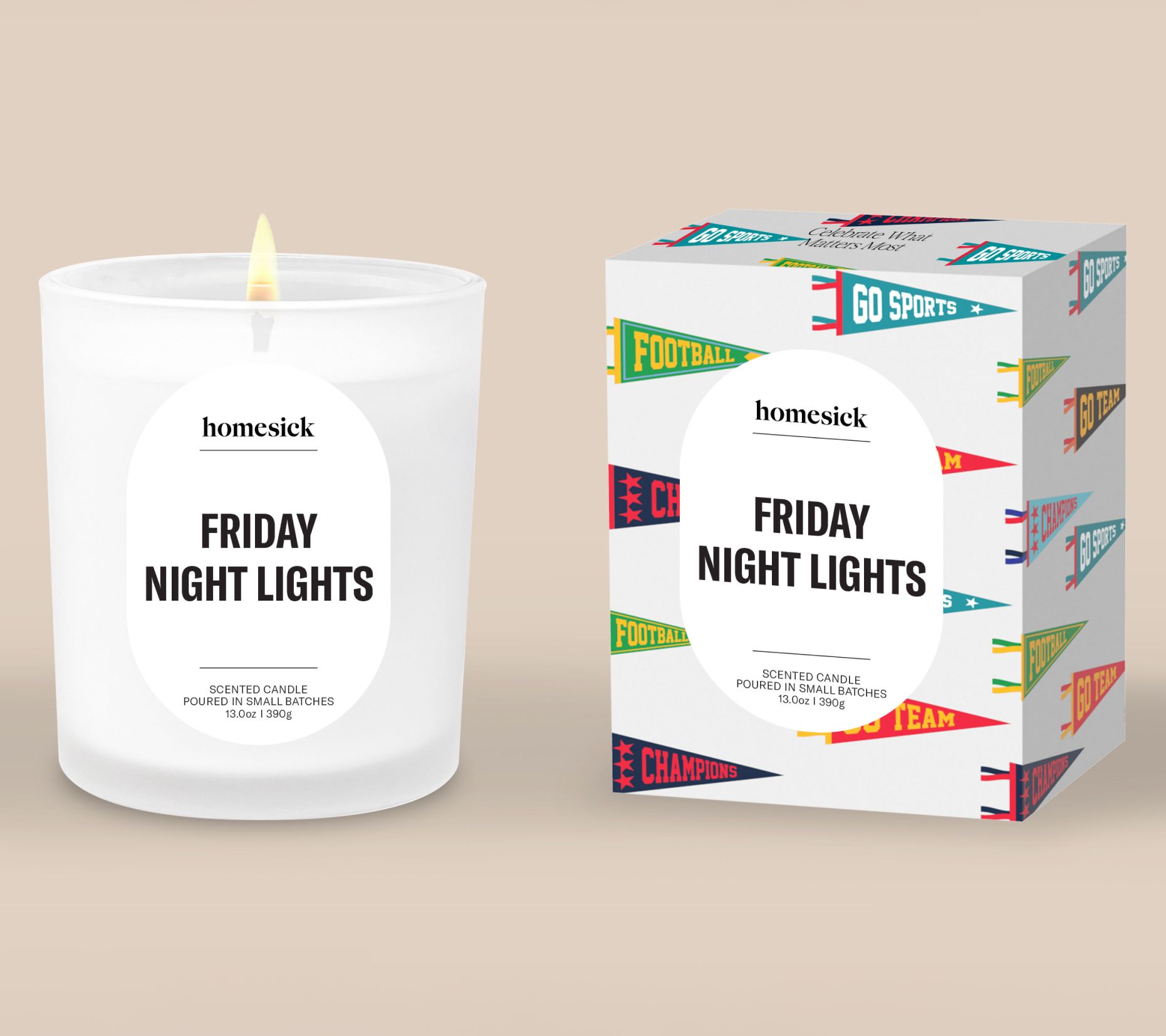 Homesick Friday Night Lights Candle