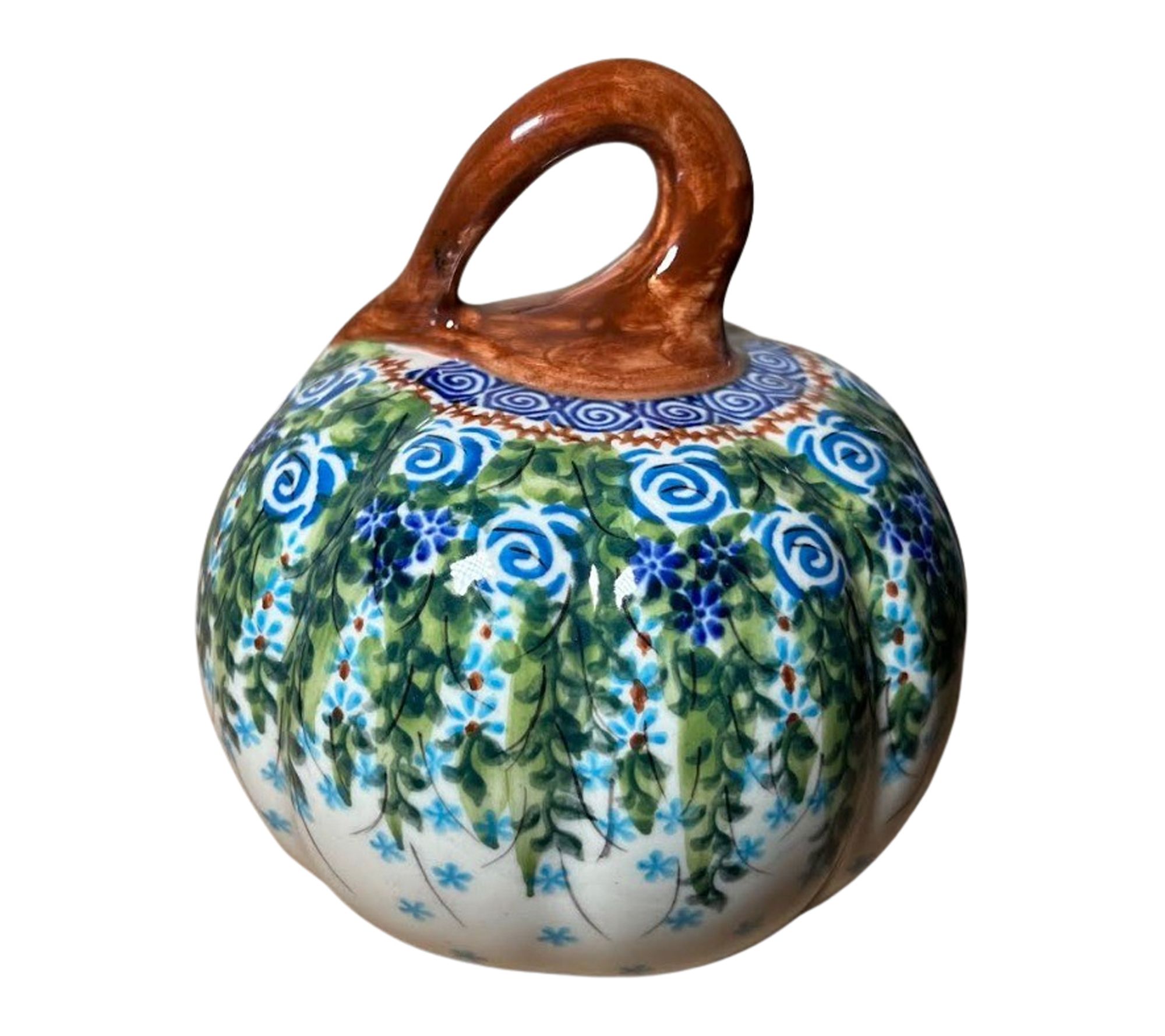 Lidia's Polish Pottery Medium Pumpkin