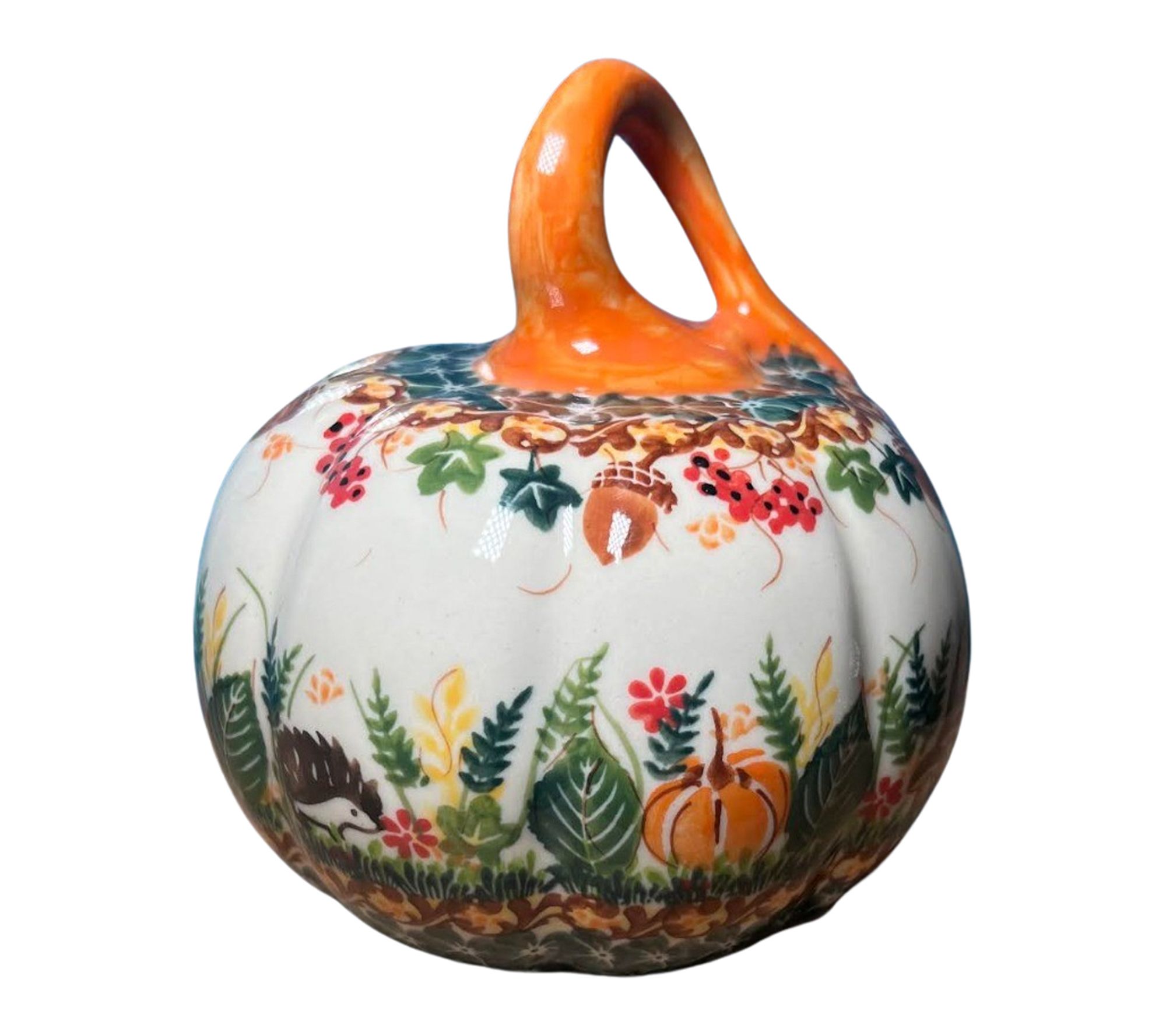 Lidia's Polish Pottery Medium Pumpkin