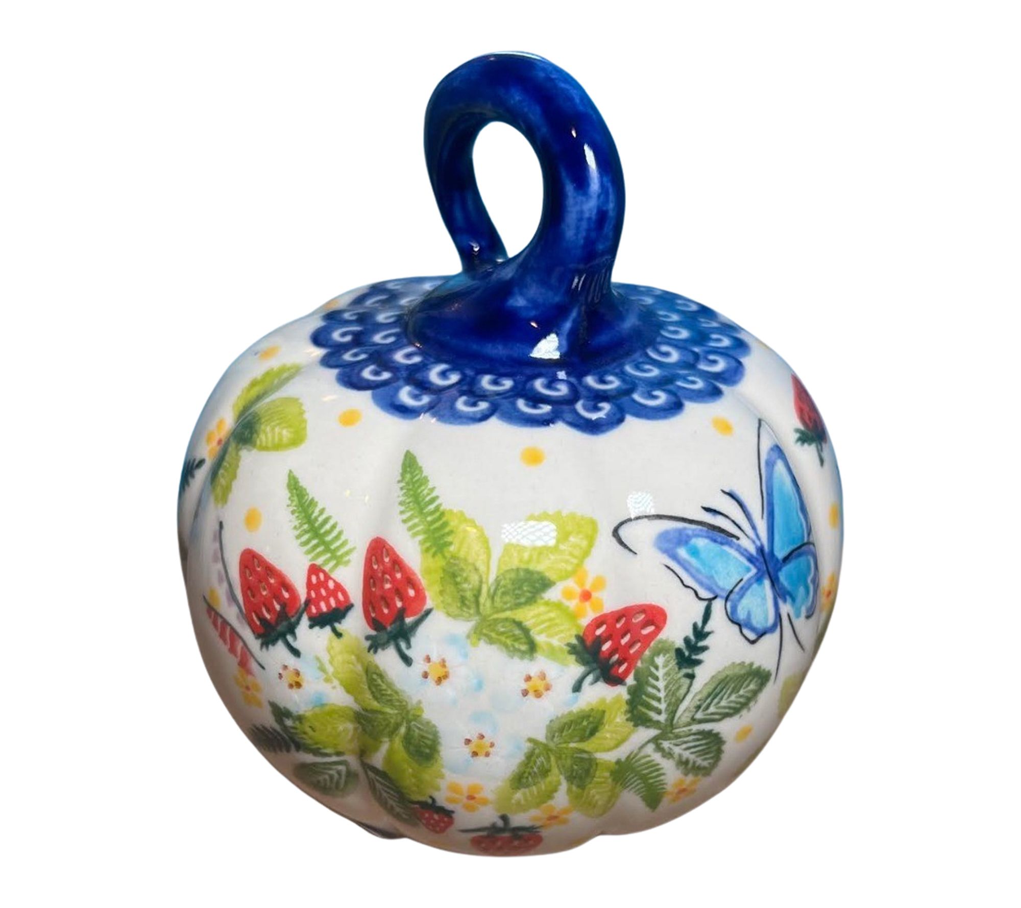 Lidia's Polish Pottery Medium Pumpkin