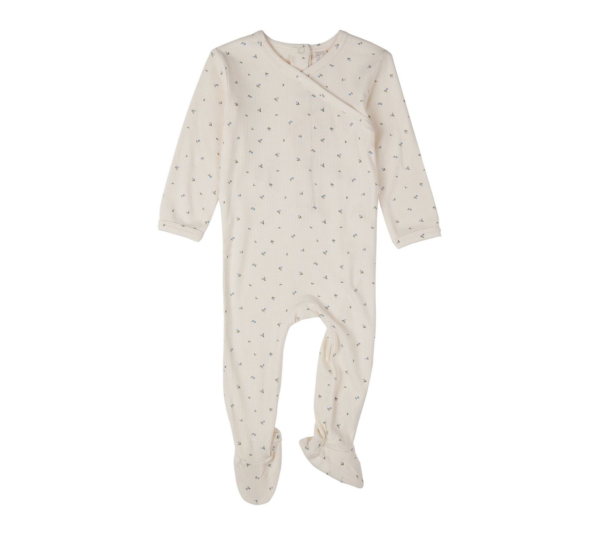 Mini Moi Baby Sprigs Have Sprung Mini-Rib Footie