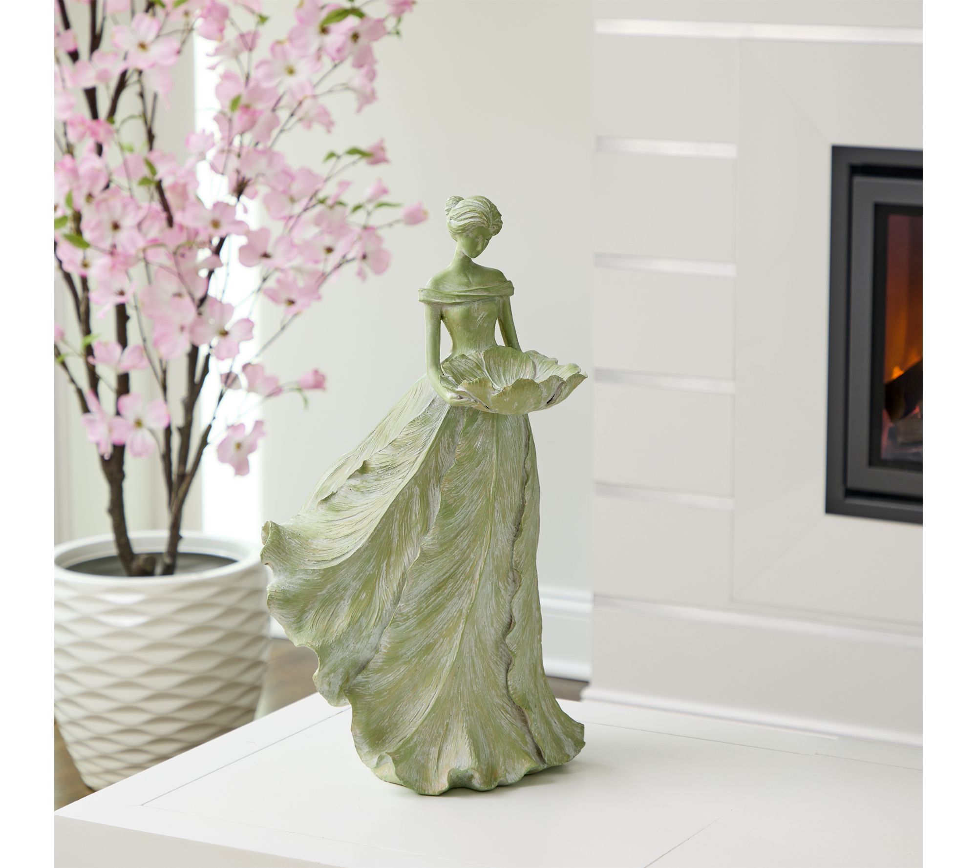 24" Resin Blossom Petal Fairy By Valerie